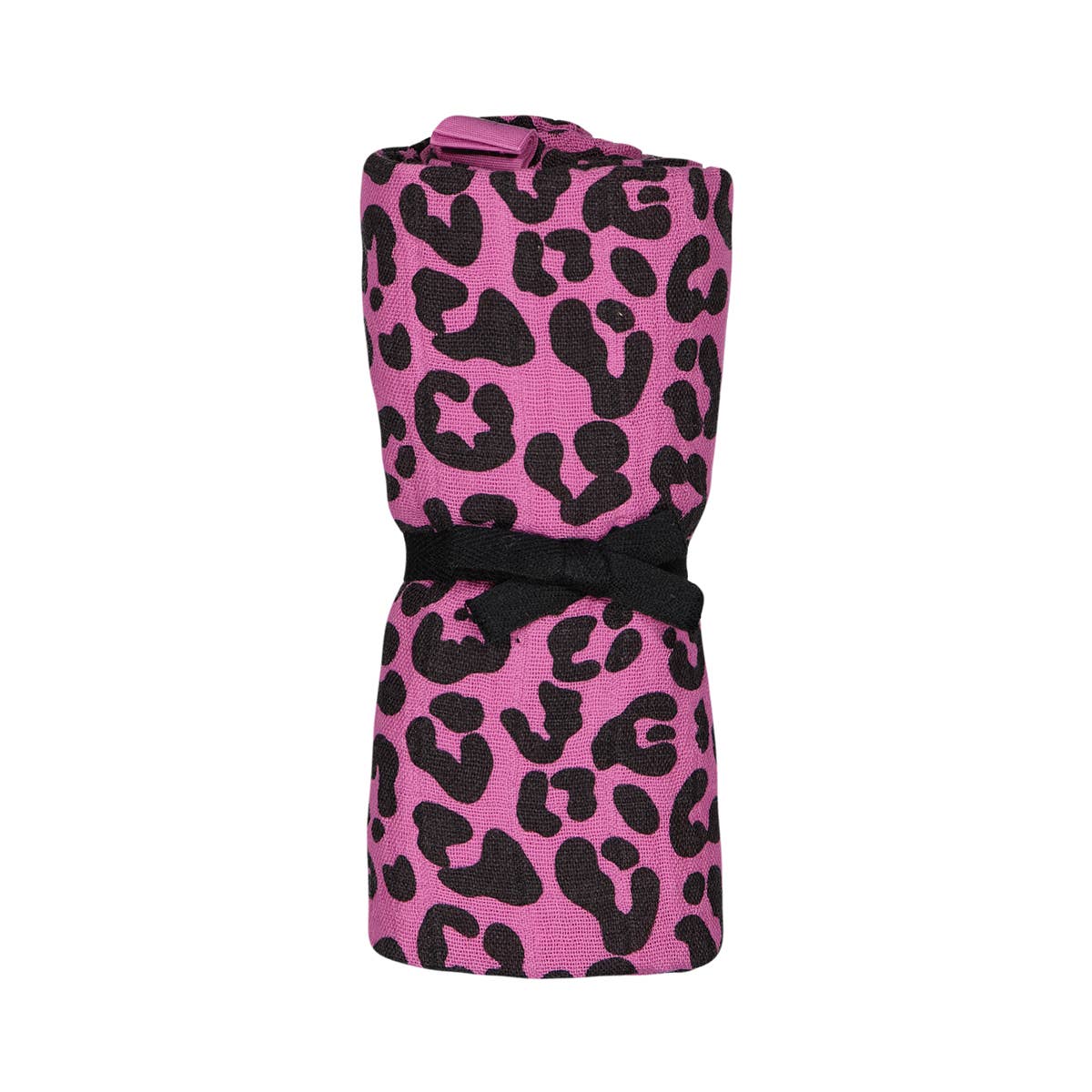 BIANCA - Leopard Baby Swaddle - Pink