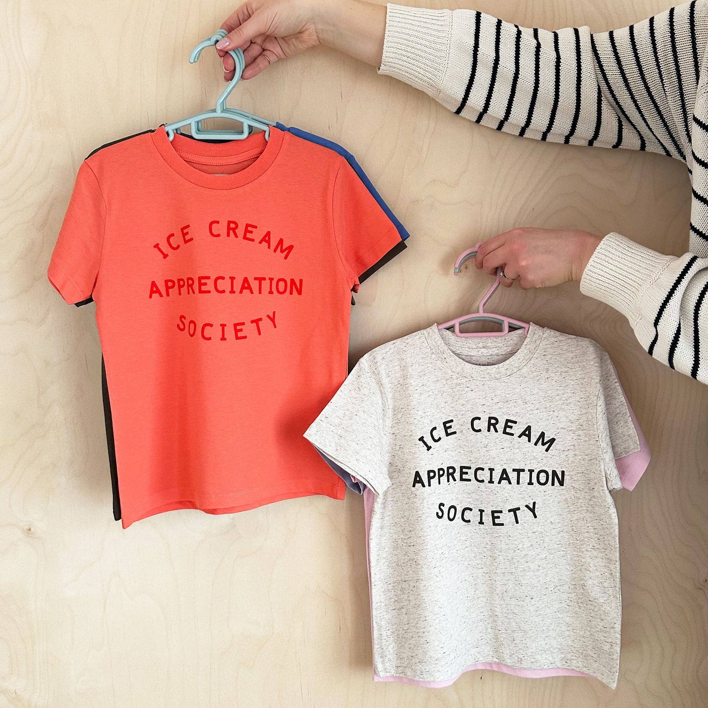 Official Ice Cream Appreciation Society Kid's Tee - Cookies & Cream