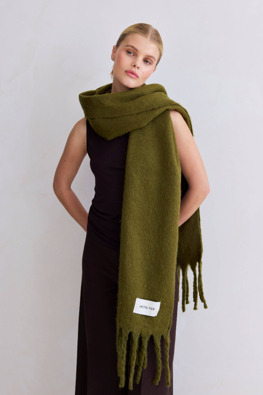 The Reykjavik Scarf - 100% Recycled - Sea Kelp