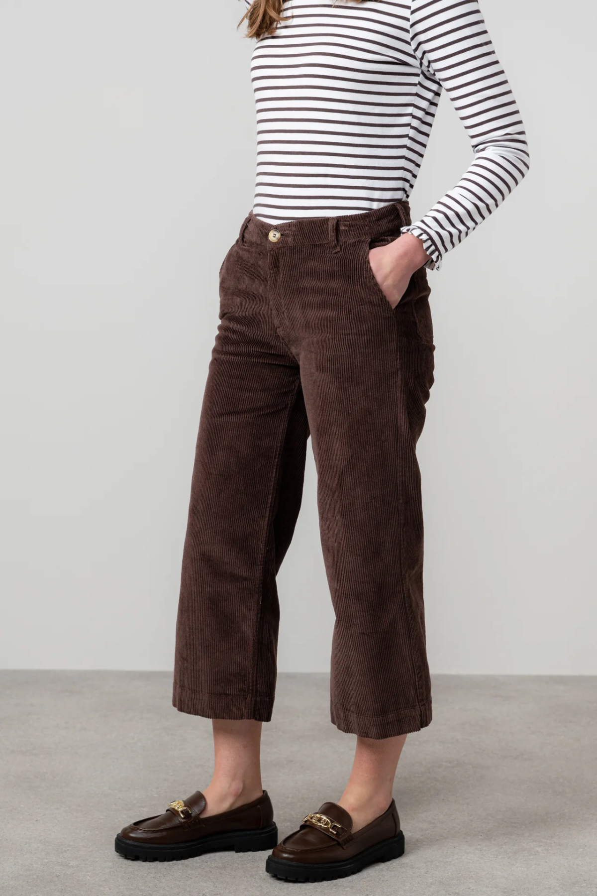Isla Cropped Cord Trousers
