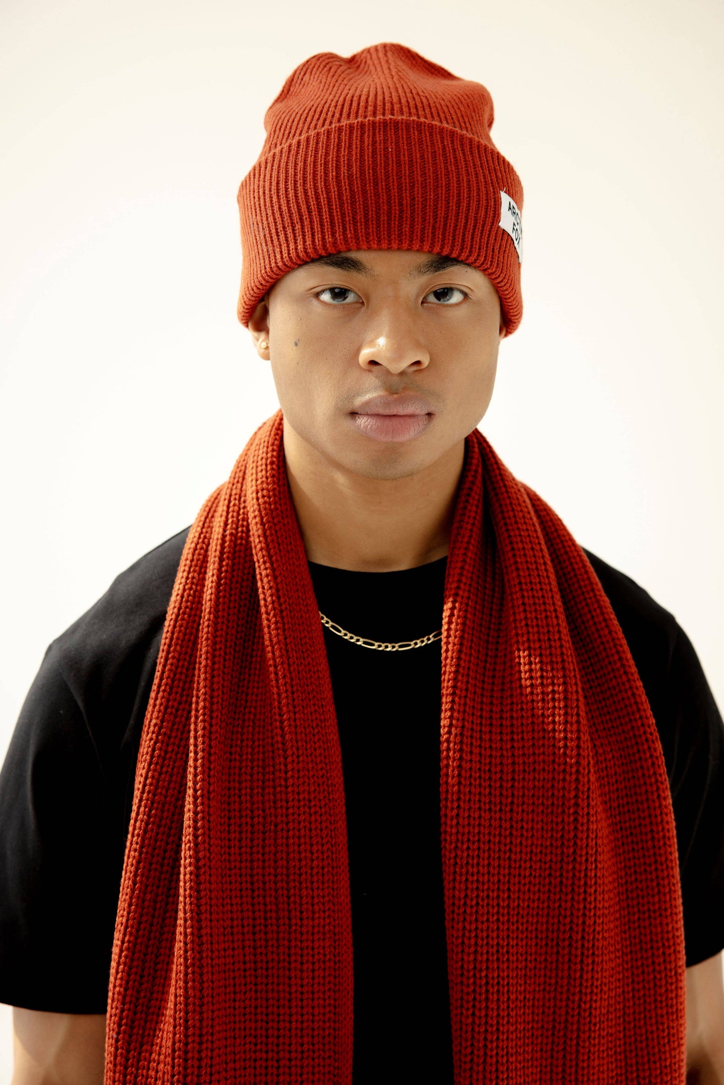 Recycled Bottle Scarf - Deep Terracotta