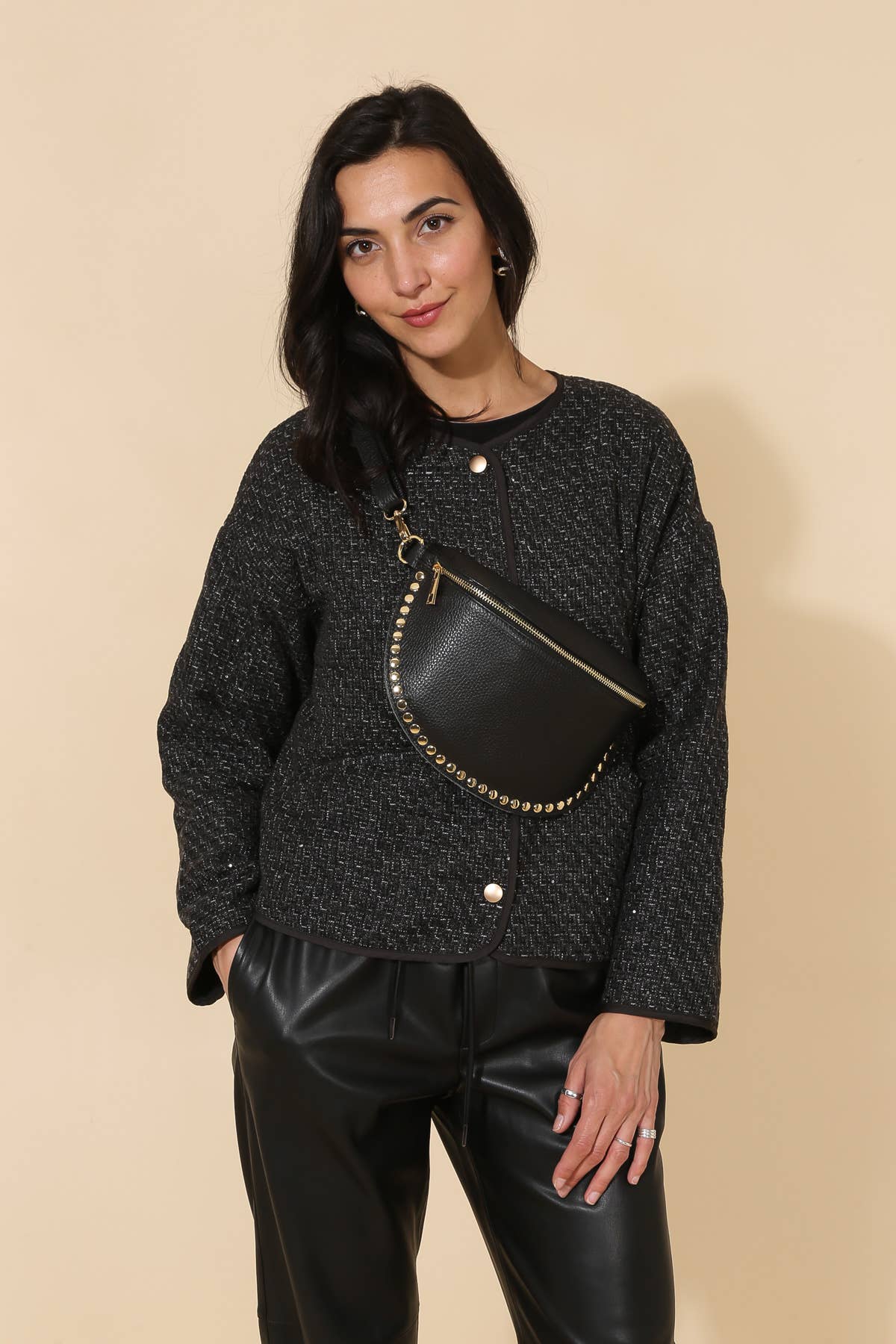 BEATRICE Leather Shoulder Bag