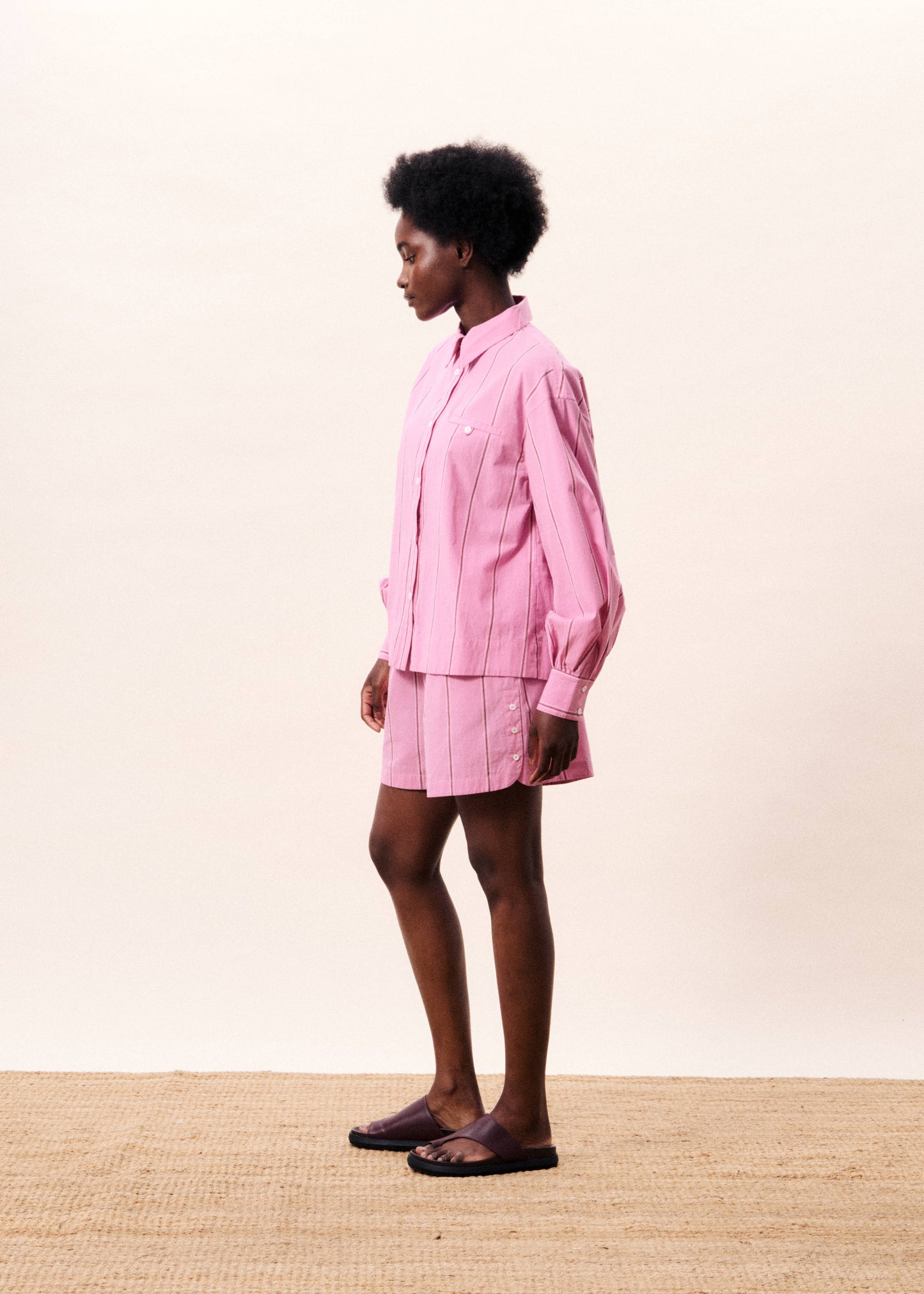 Pink Cotton Short