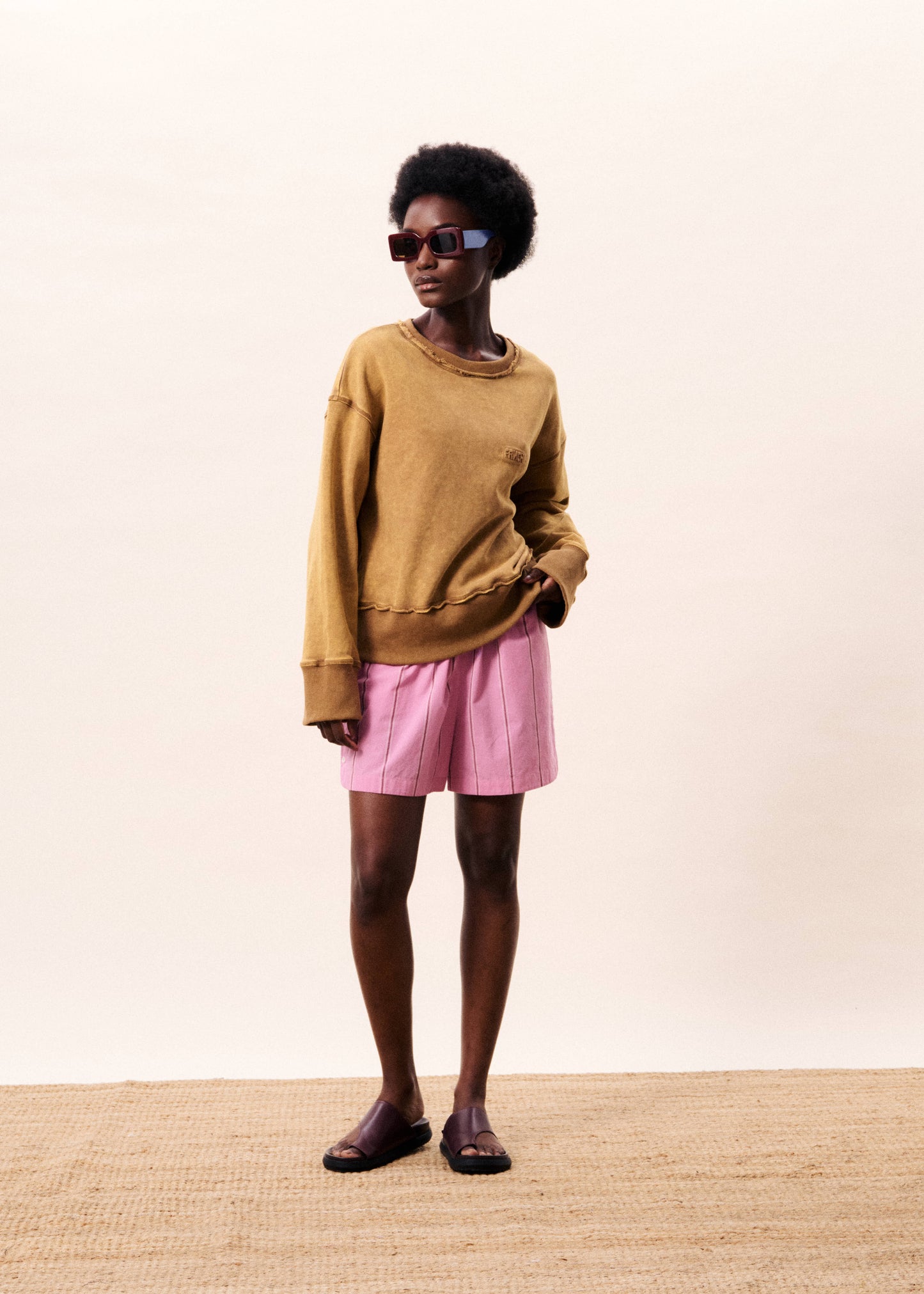 Pink Cotton Short
