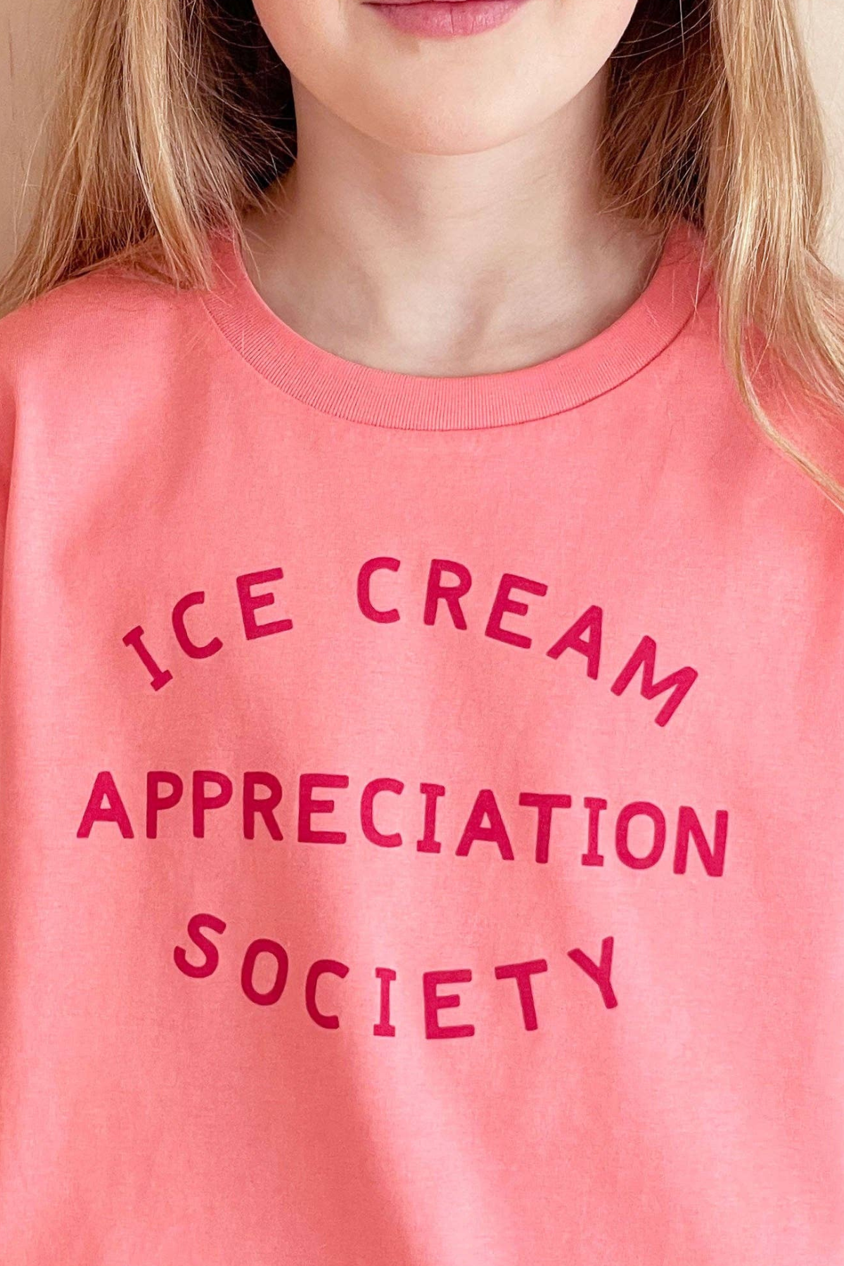 Official Ice Cream Appreciation Society Kid's T-shirt - Bubblegum