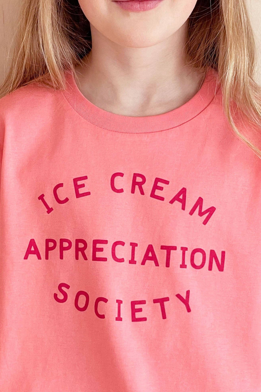 Official Ice Cream Appreciation Society Kid's T-shirt - Bubblegum