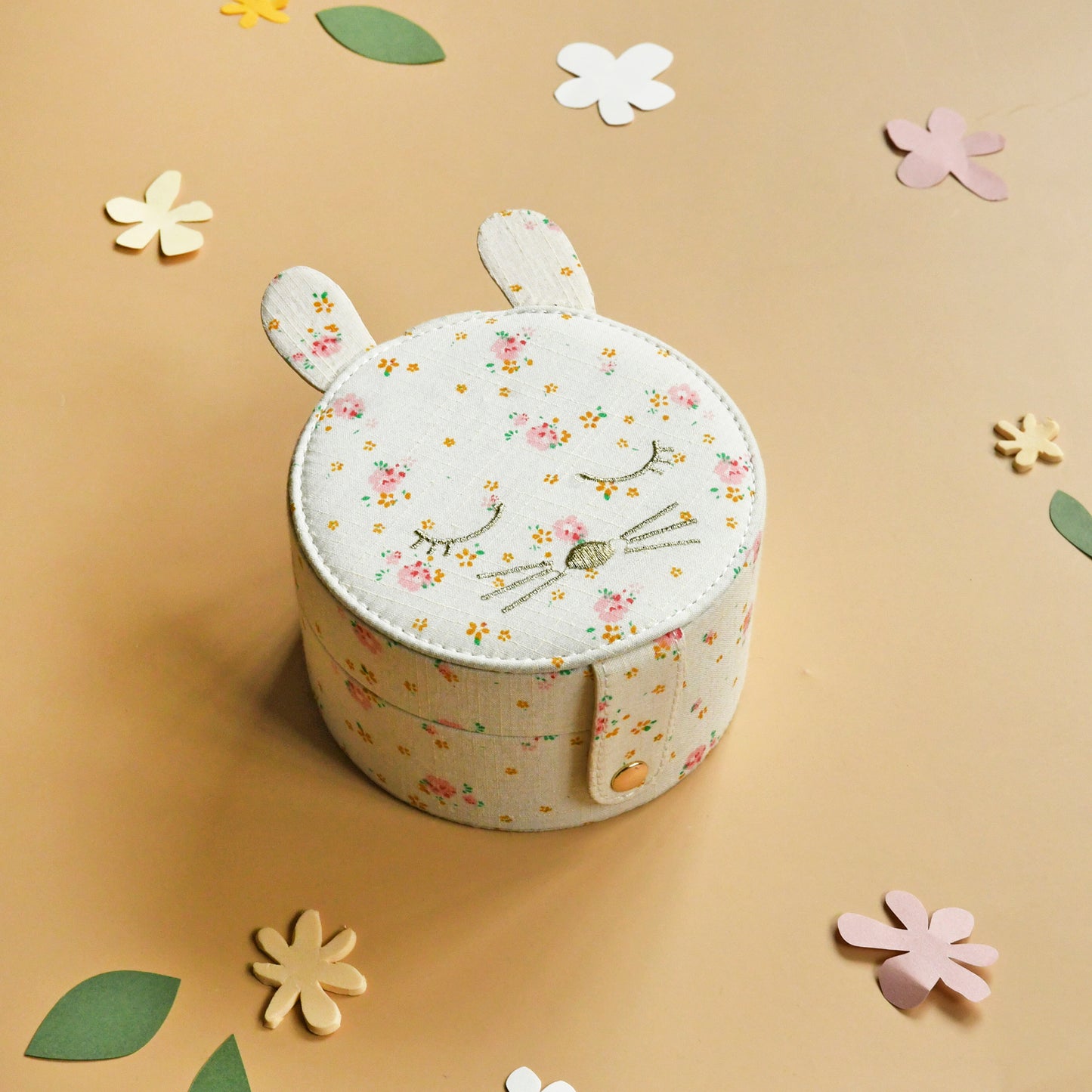 Tiny Blossom Bunny Jewellery Box