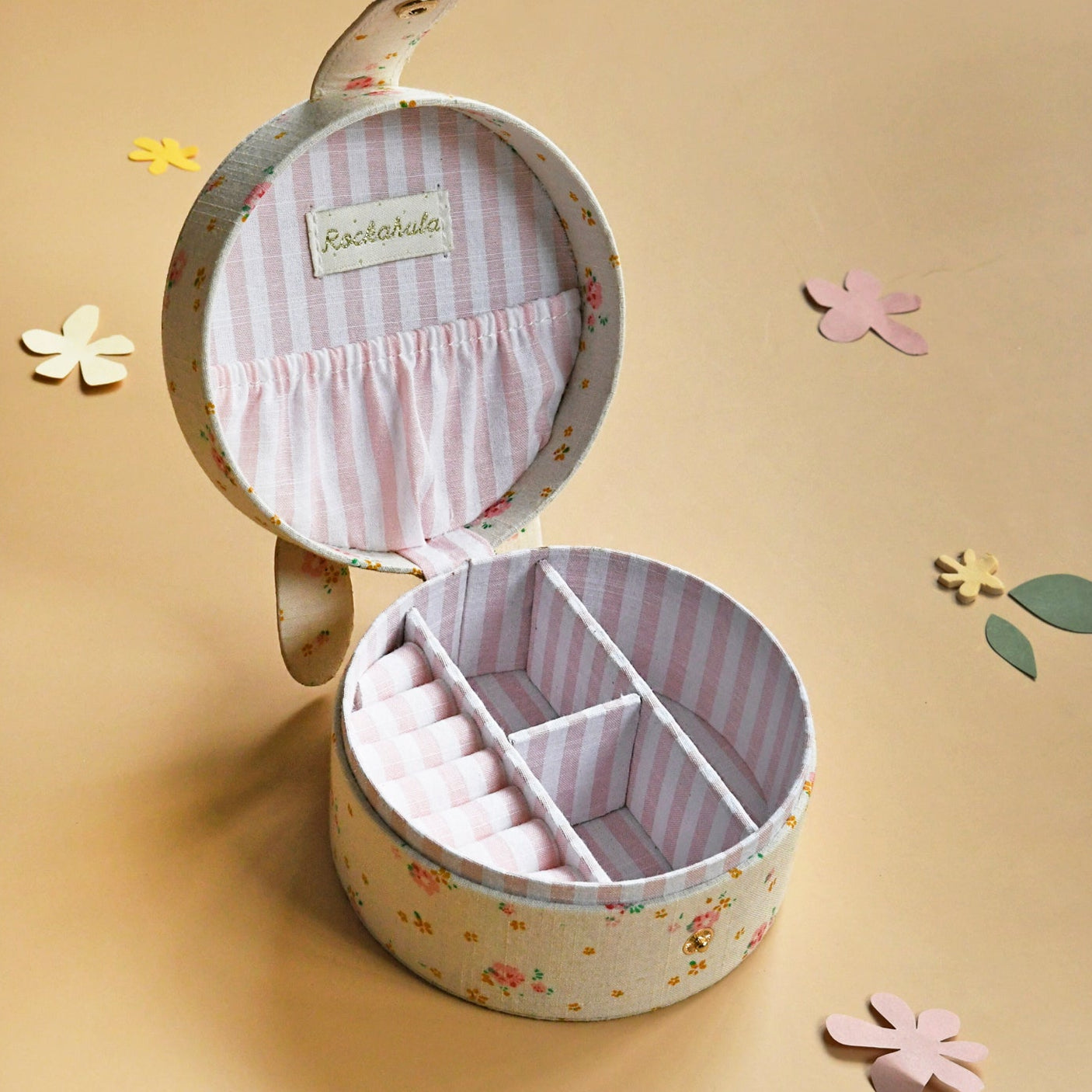 Tiny Blossom Bunny Jewellery Box