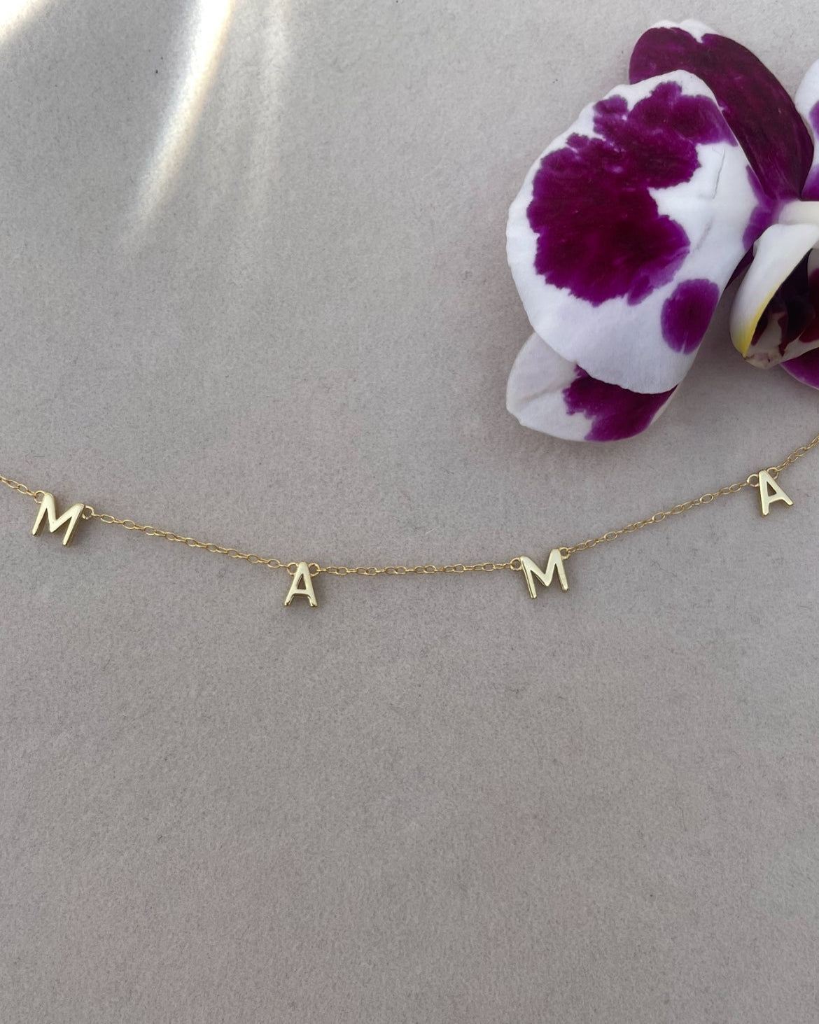 Sterling Silver 'MAMA' necklace