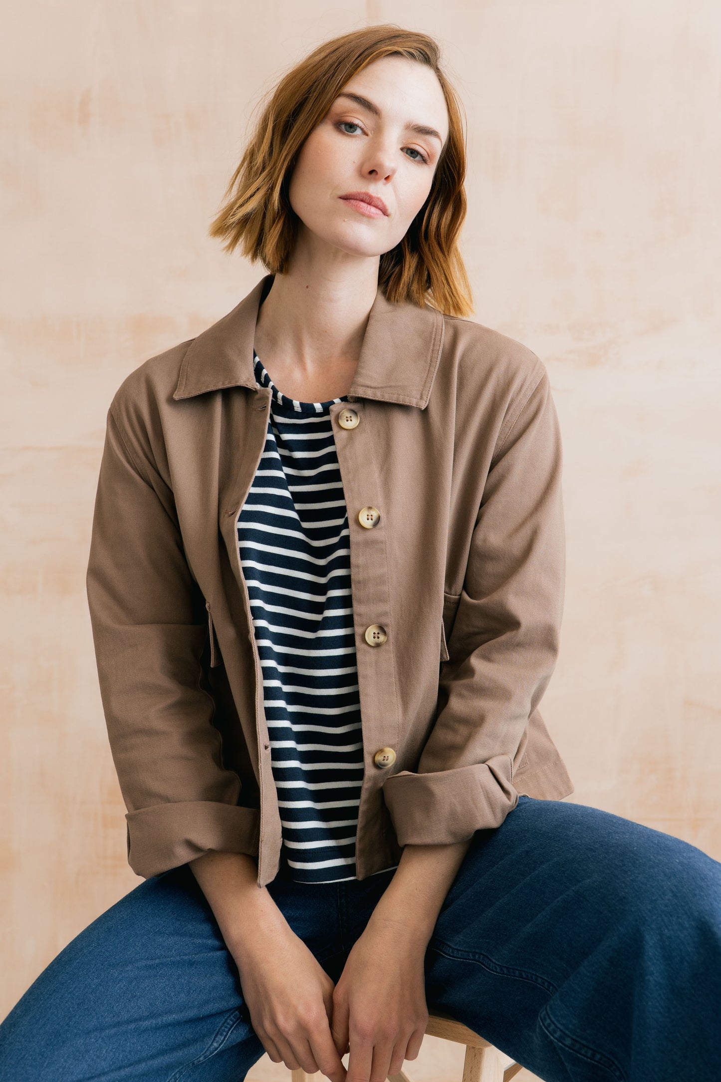 SALE - Effie Jacket - Plain Twill