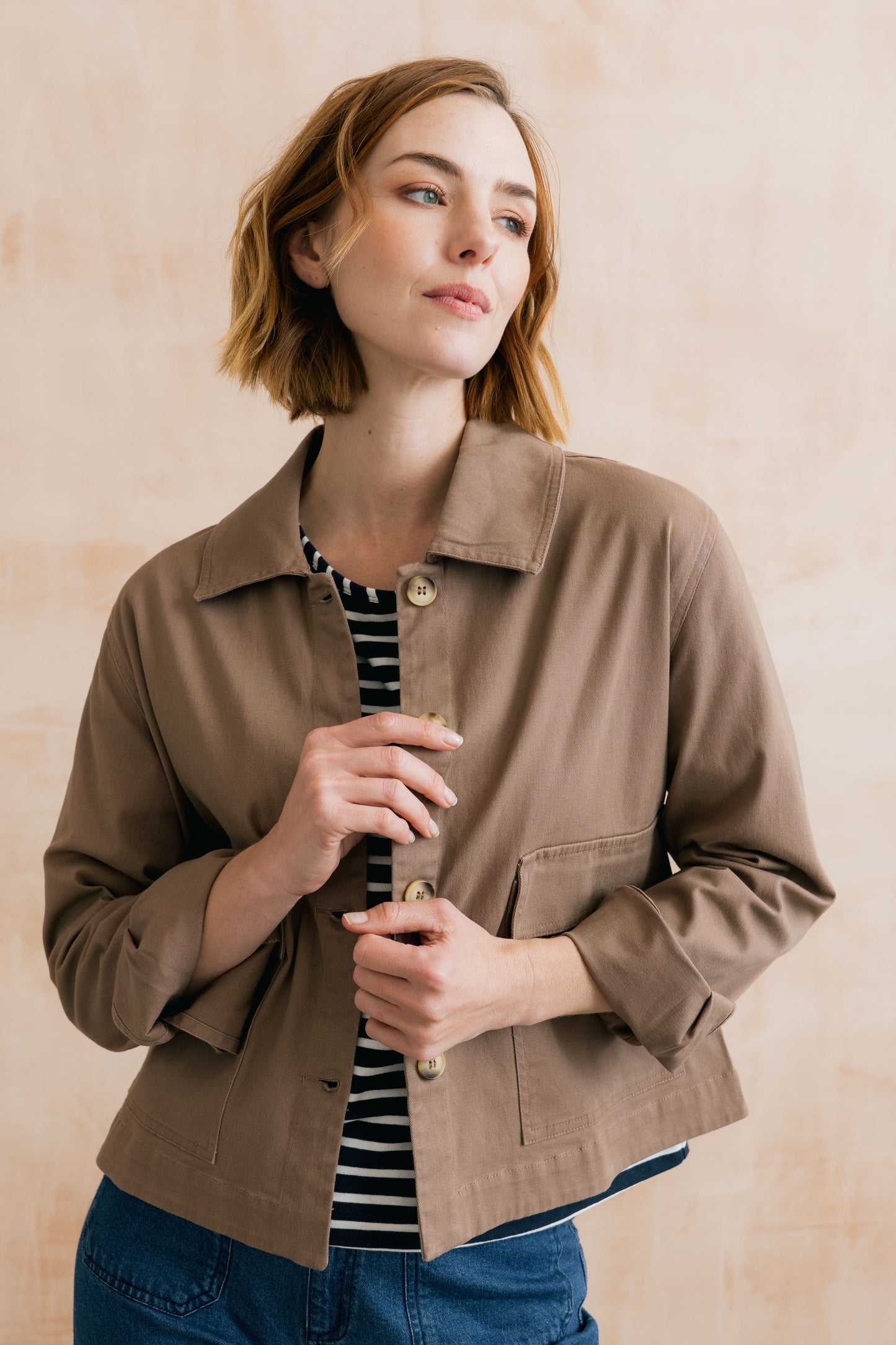 SALE - Effie Jacket - Plain Twill