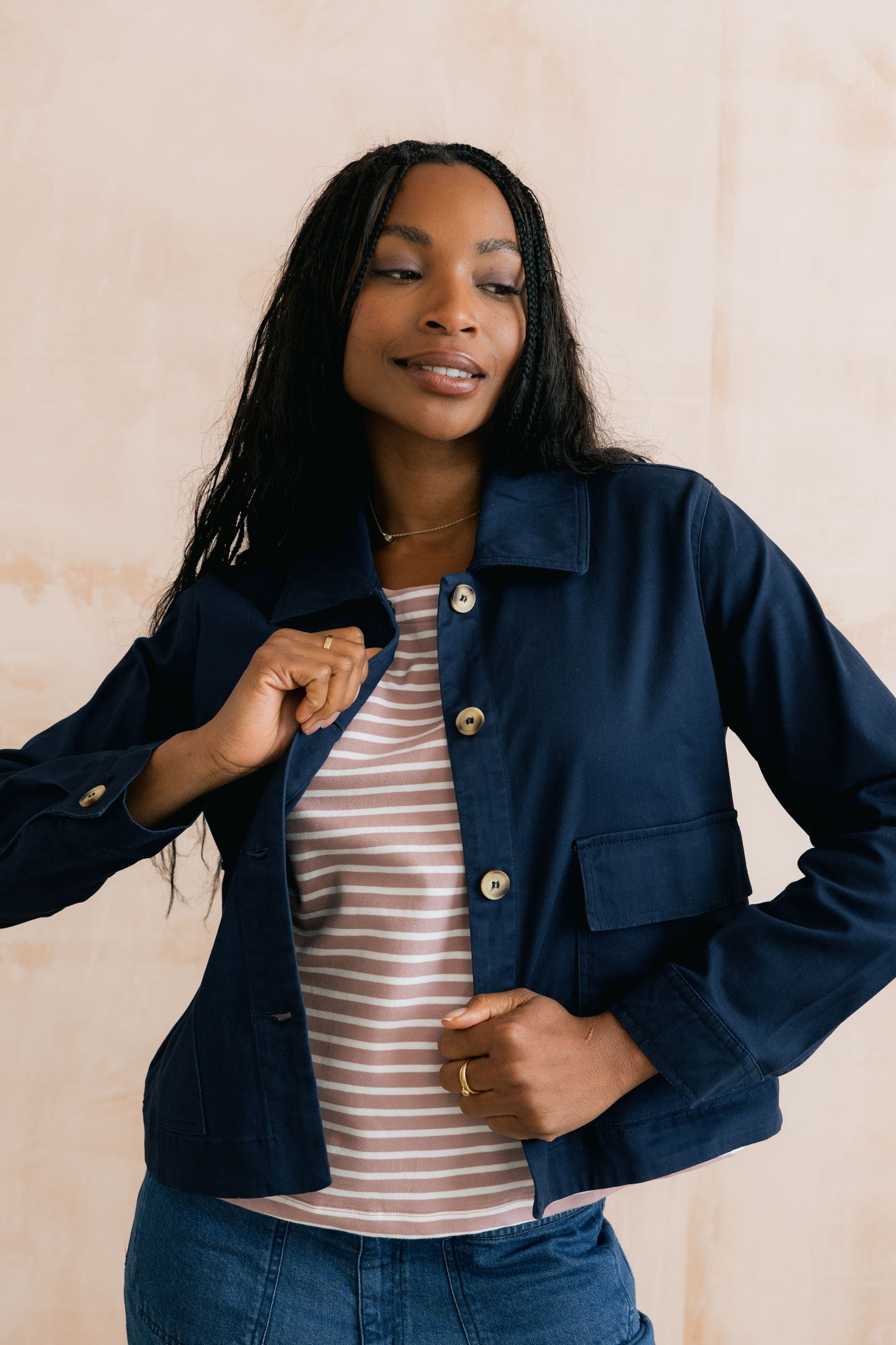 SALE - Effie Jacket - Plain Twill