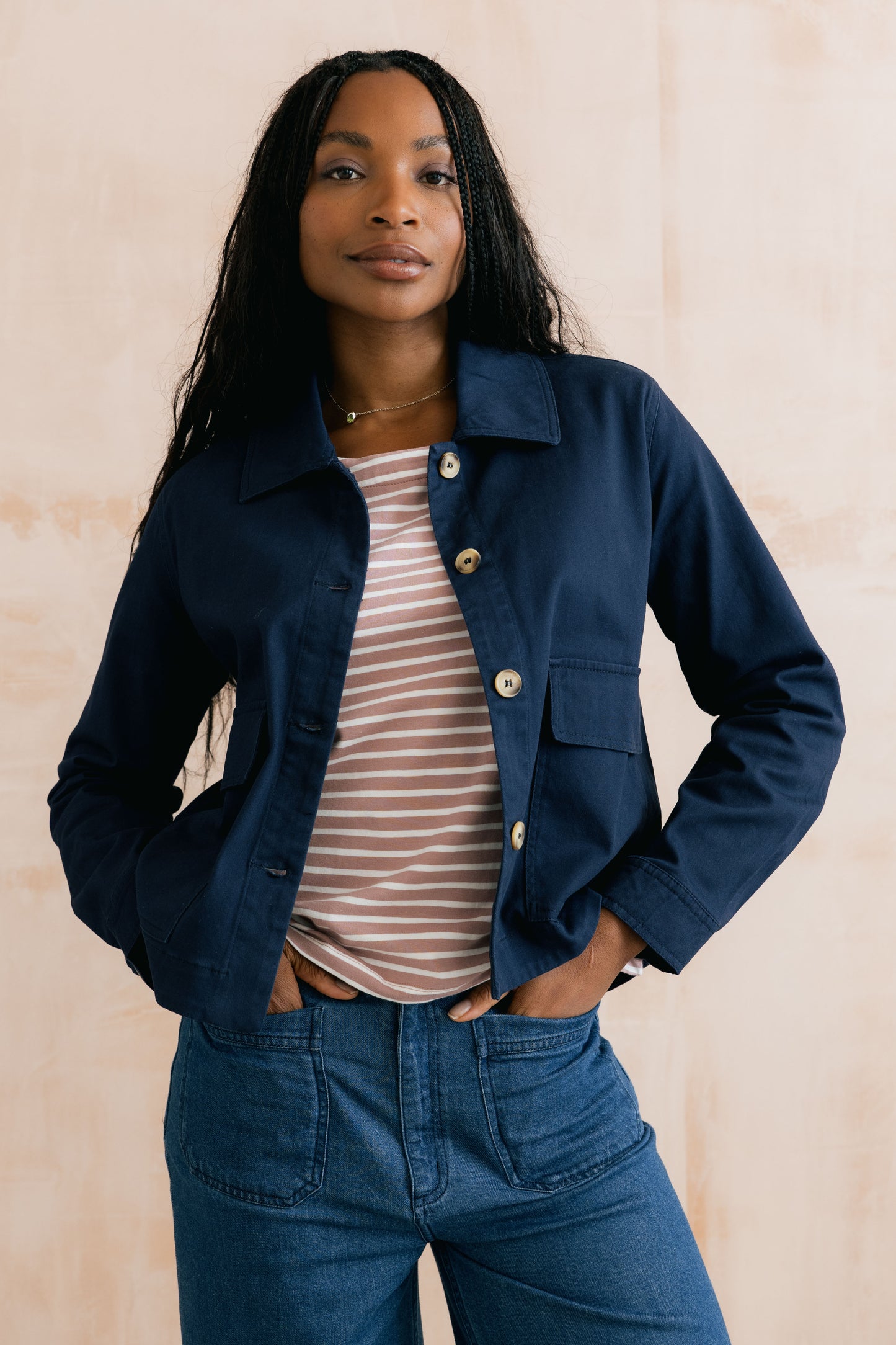 SALE - Effie Jacket - Plain Twill