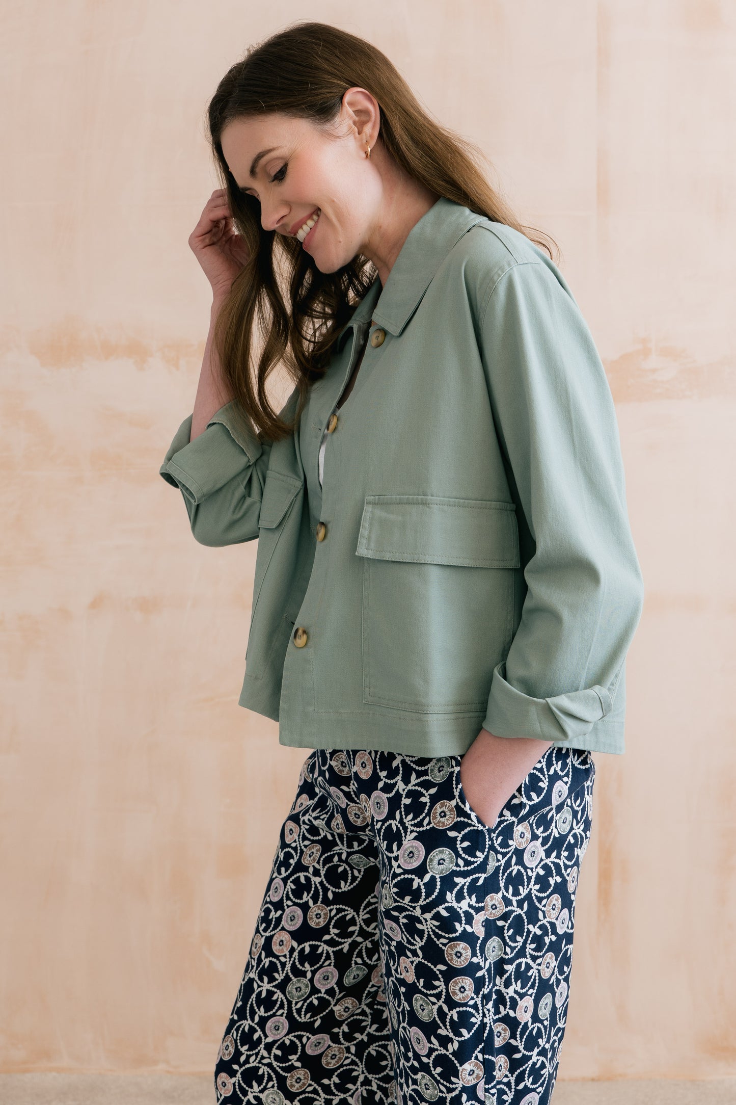 SALE - Effie Jacket - Plain Twill