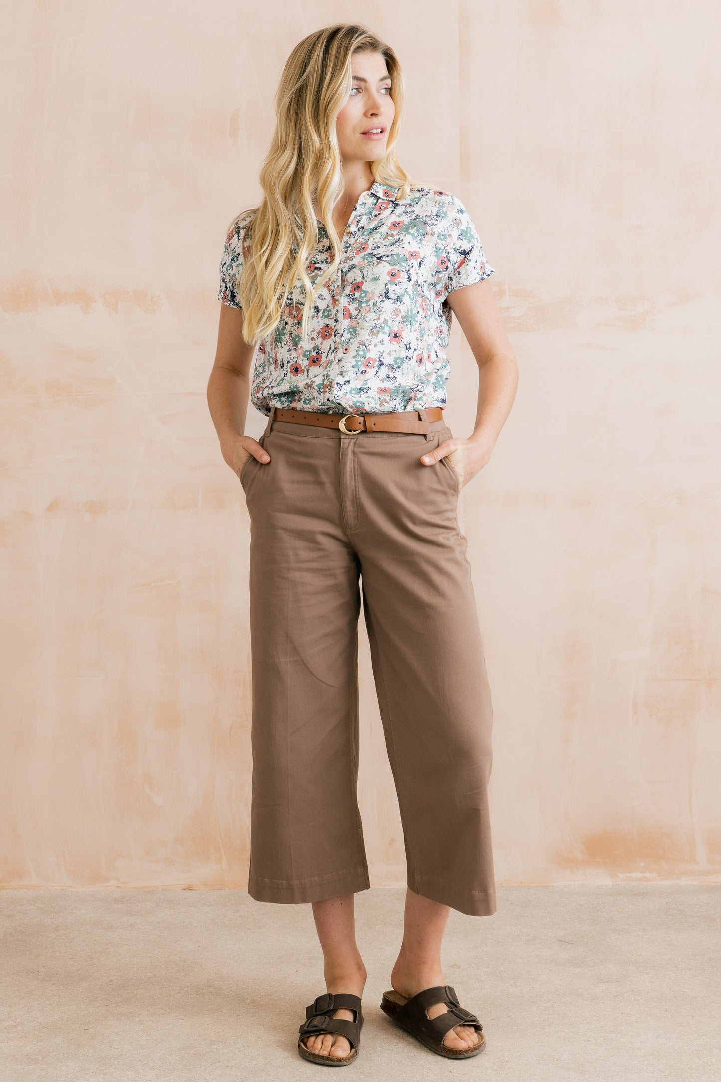 Isla Twill Trouser - Mocha