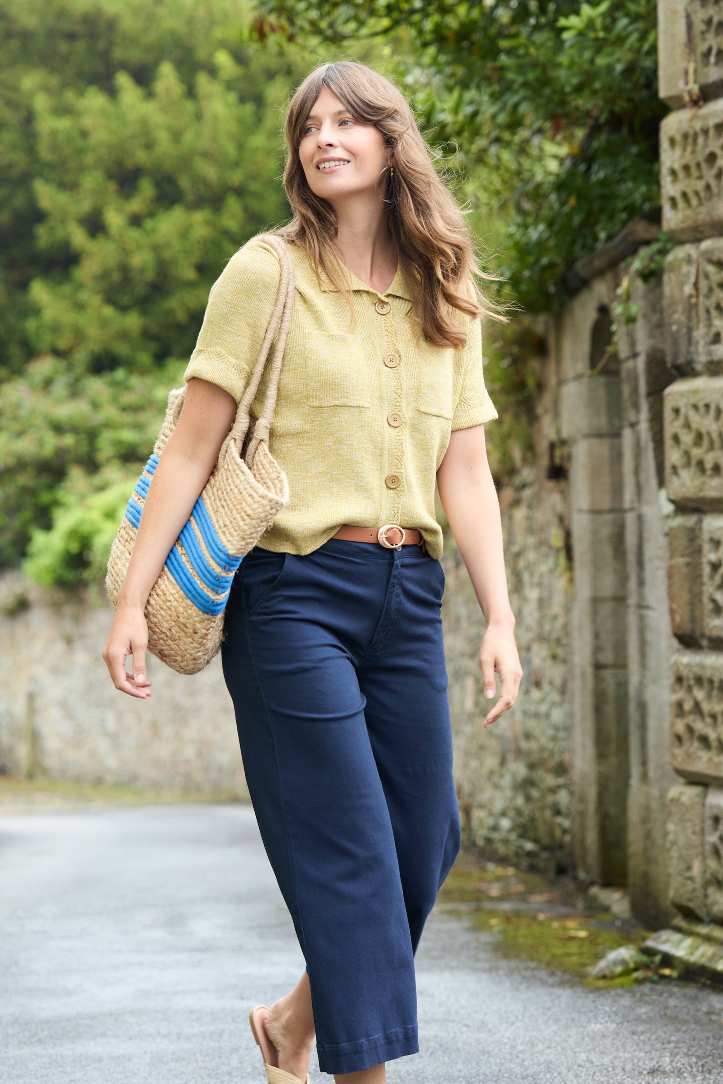 SALE2 - Isla Twill Trouser - Navy