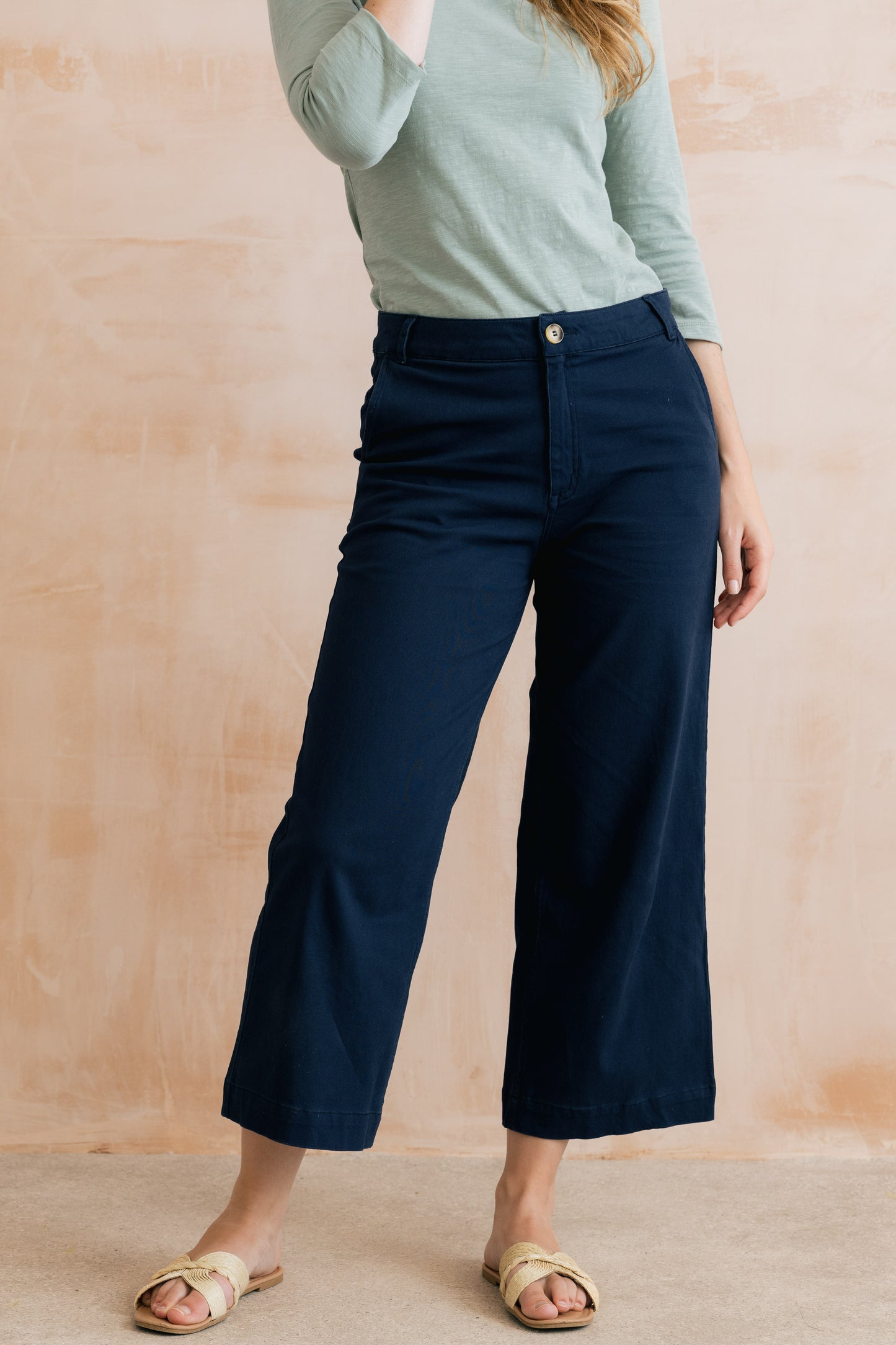 SALE2 - Isla Twill Trouser - Navy