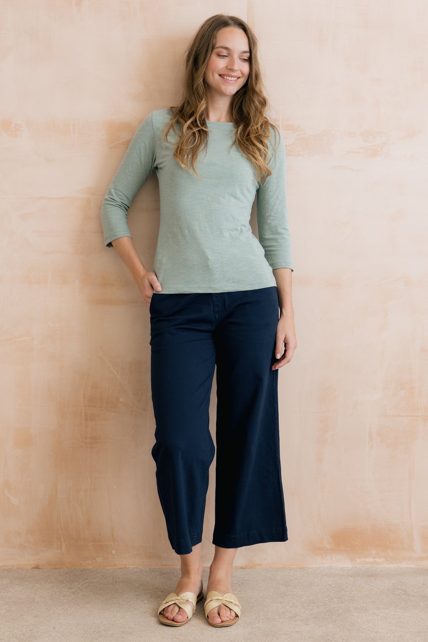 SALE2 - Isla Twill Trouser - Navy