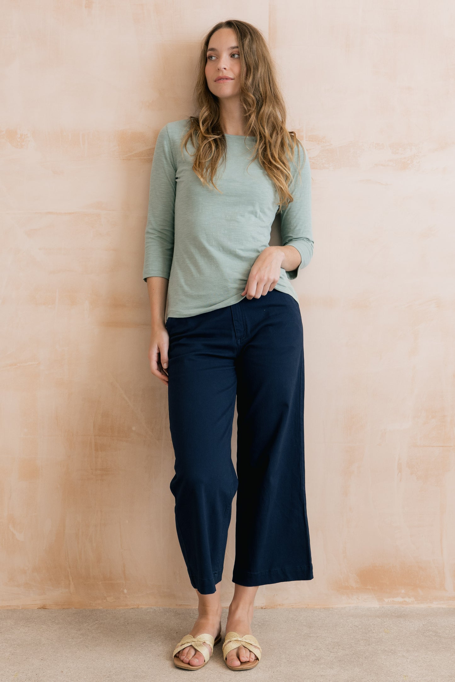 SALE2 - Isla Twill Trouser - Navy