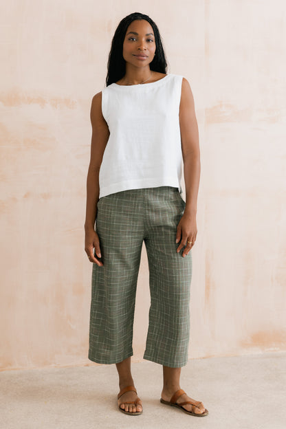 Allium Two Way Vest in White