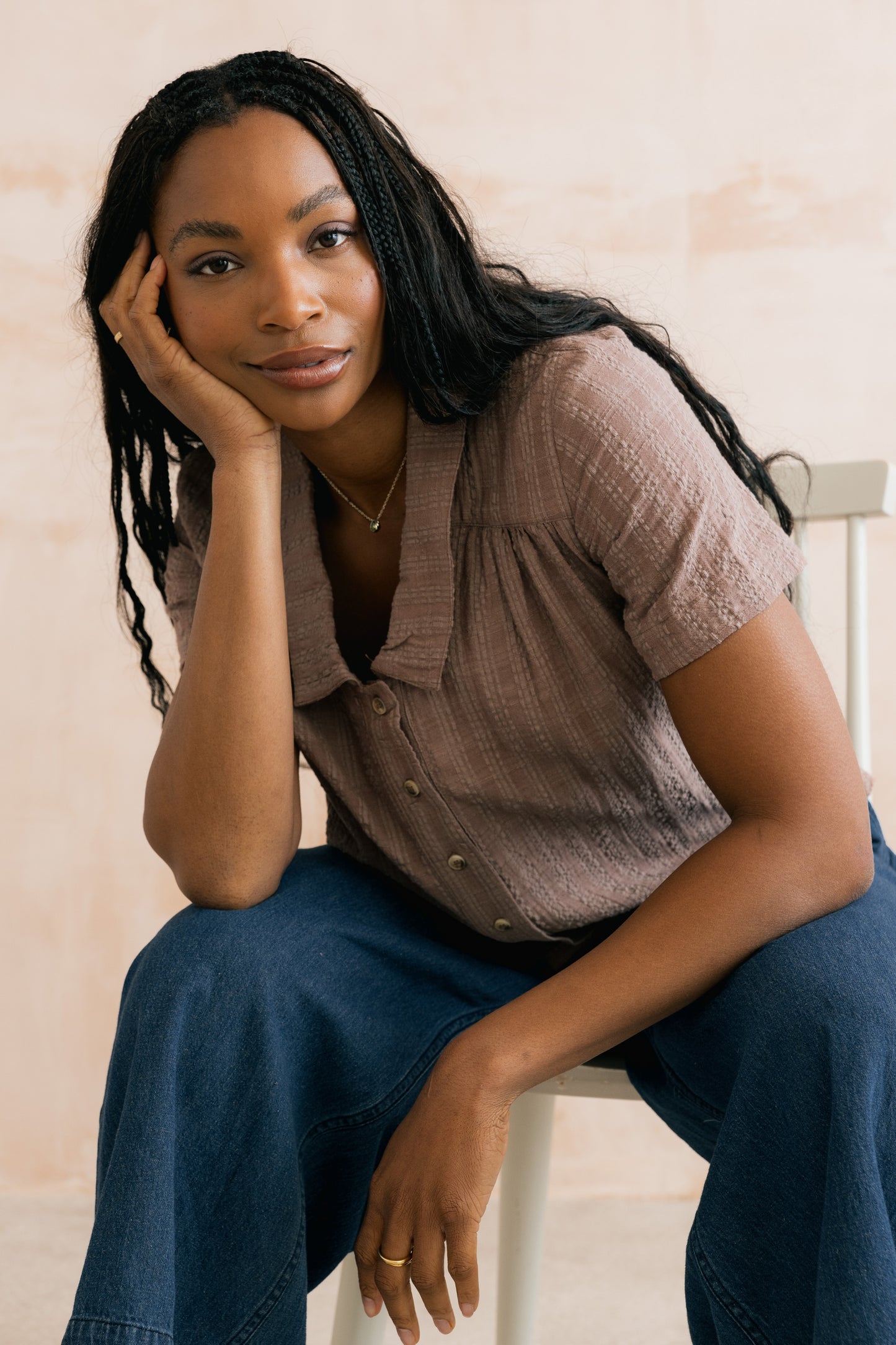 Lowlands Blouse - Seersucker