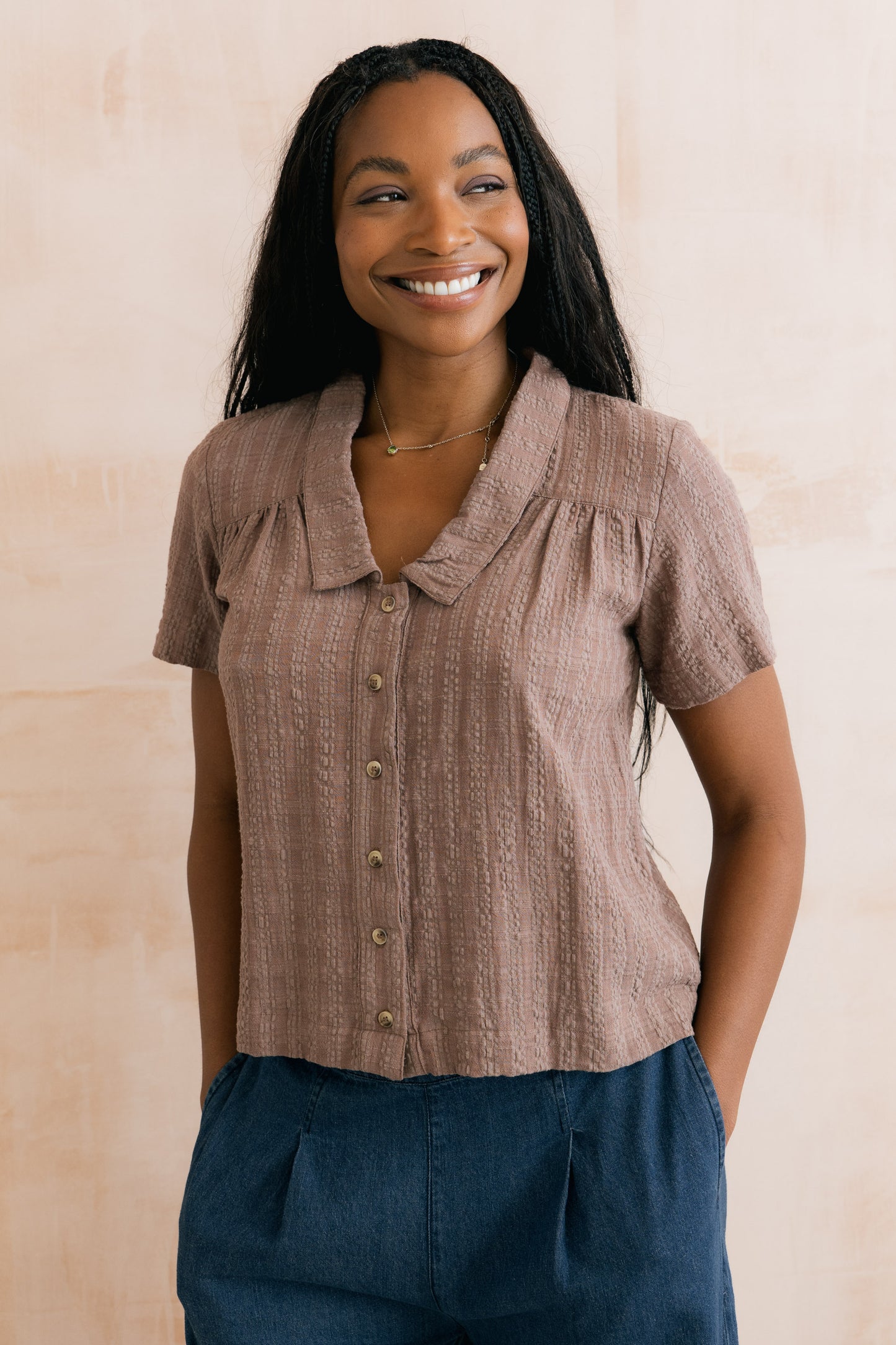 Lowlands Blouse - Seersucker