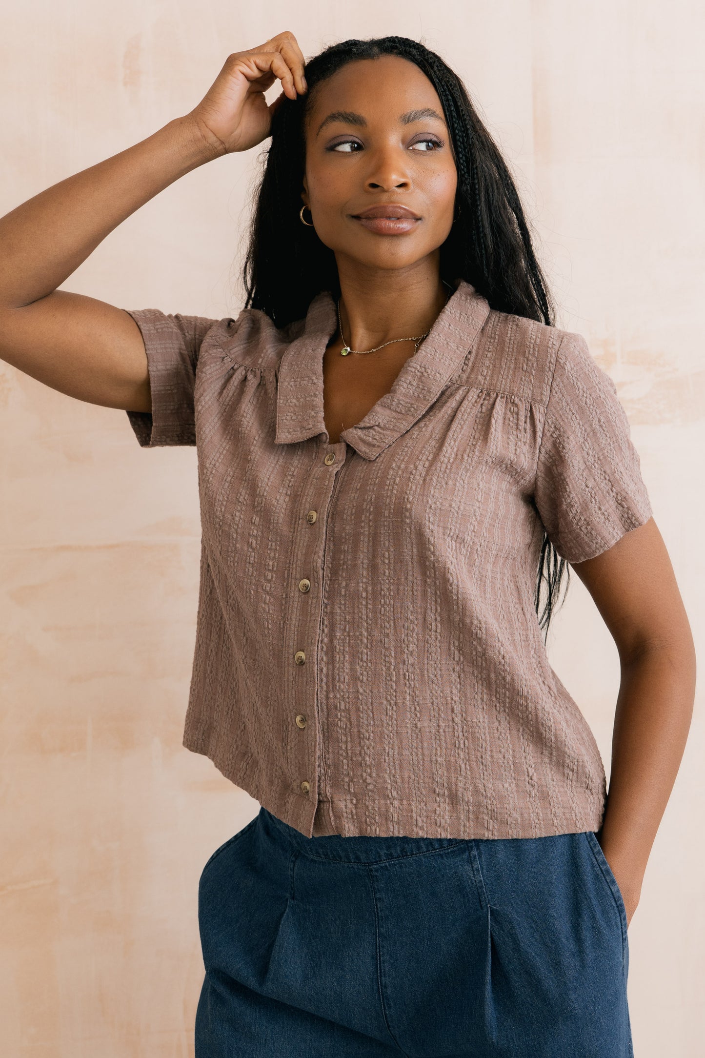 Lowlands Blouse - Seersucker