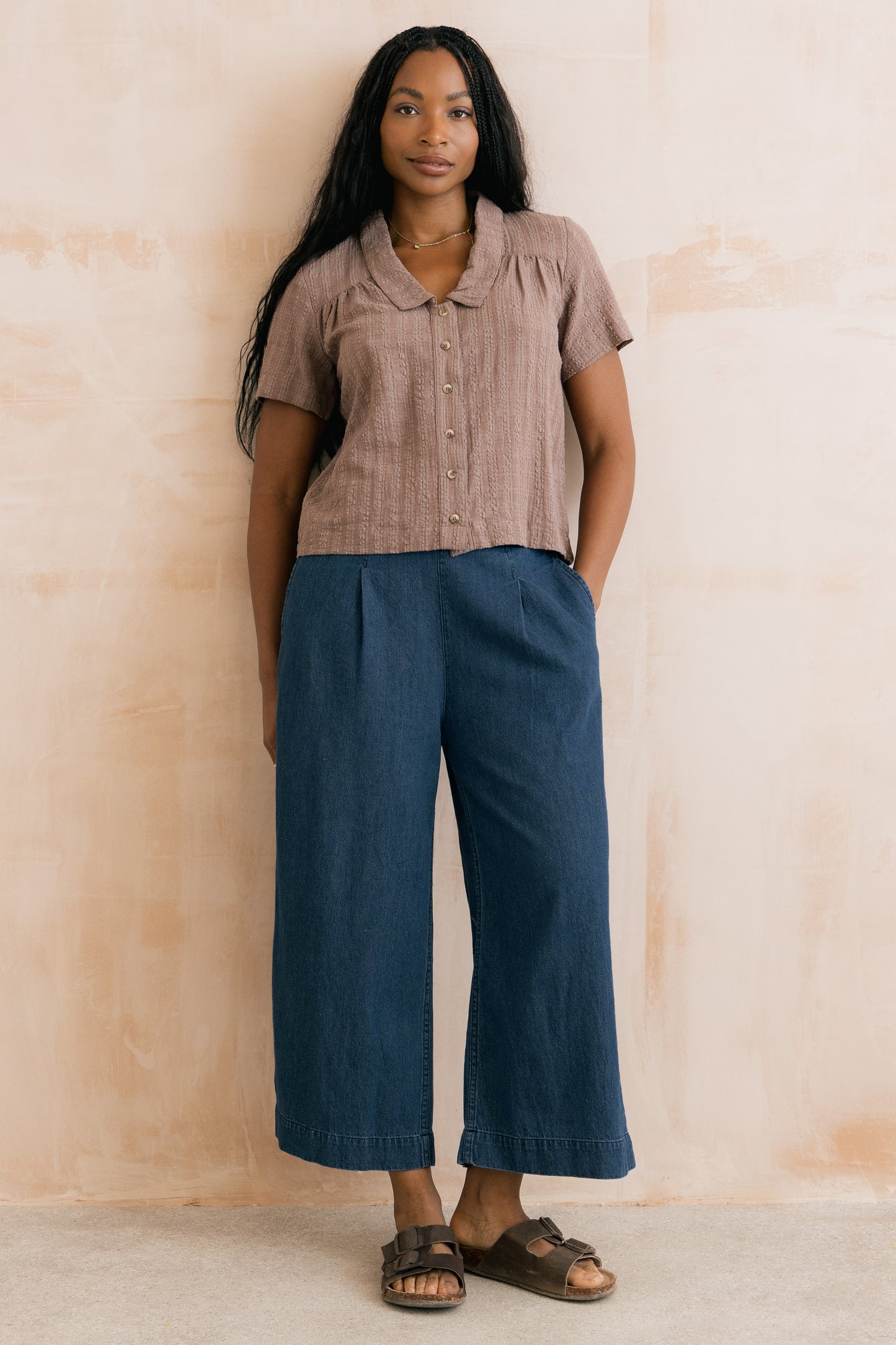 Lowlands Blouse - Seersucker