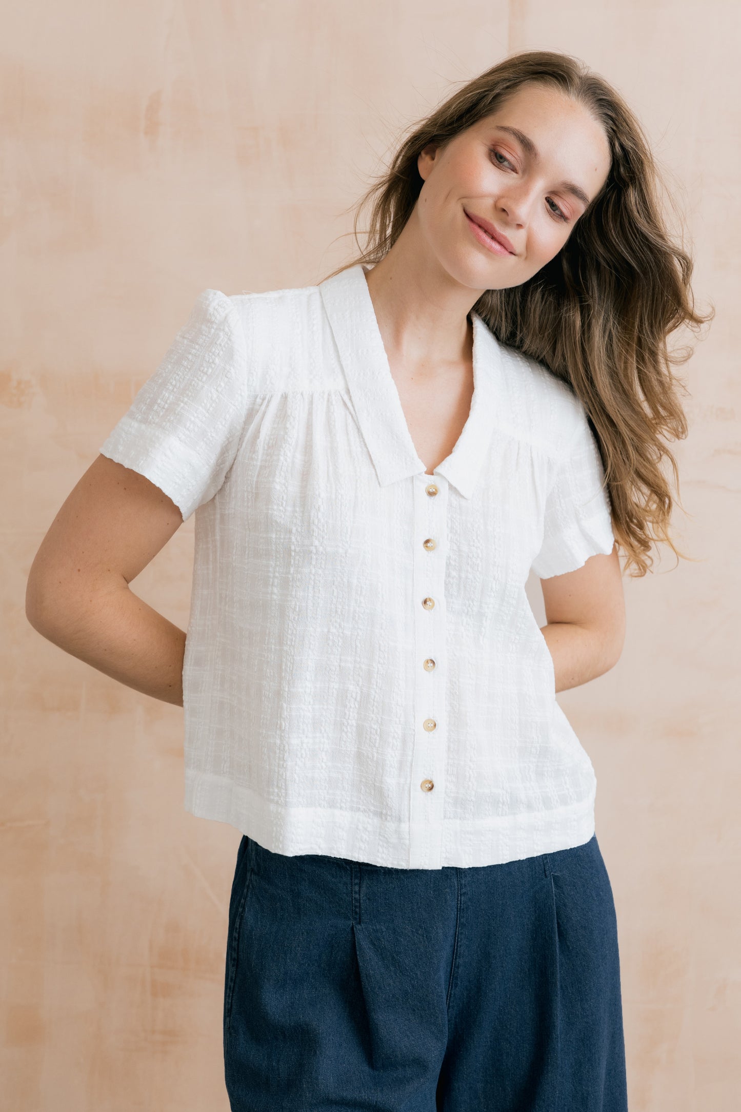 Lowlands Blouse - Seersucker