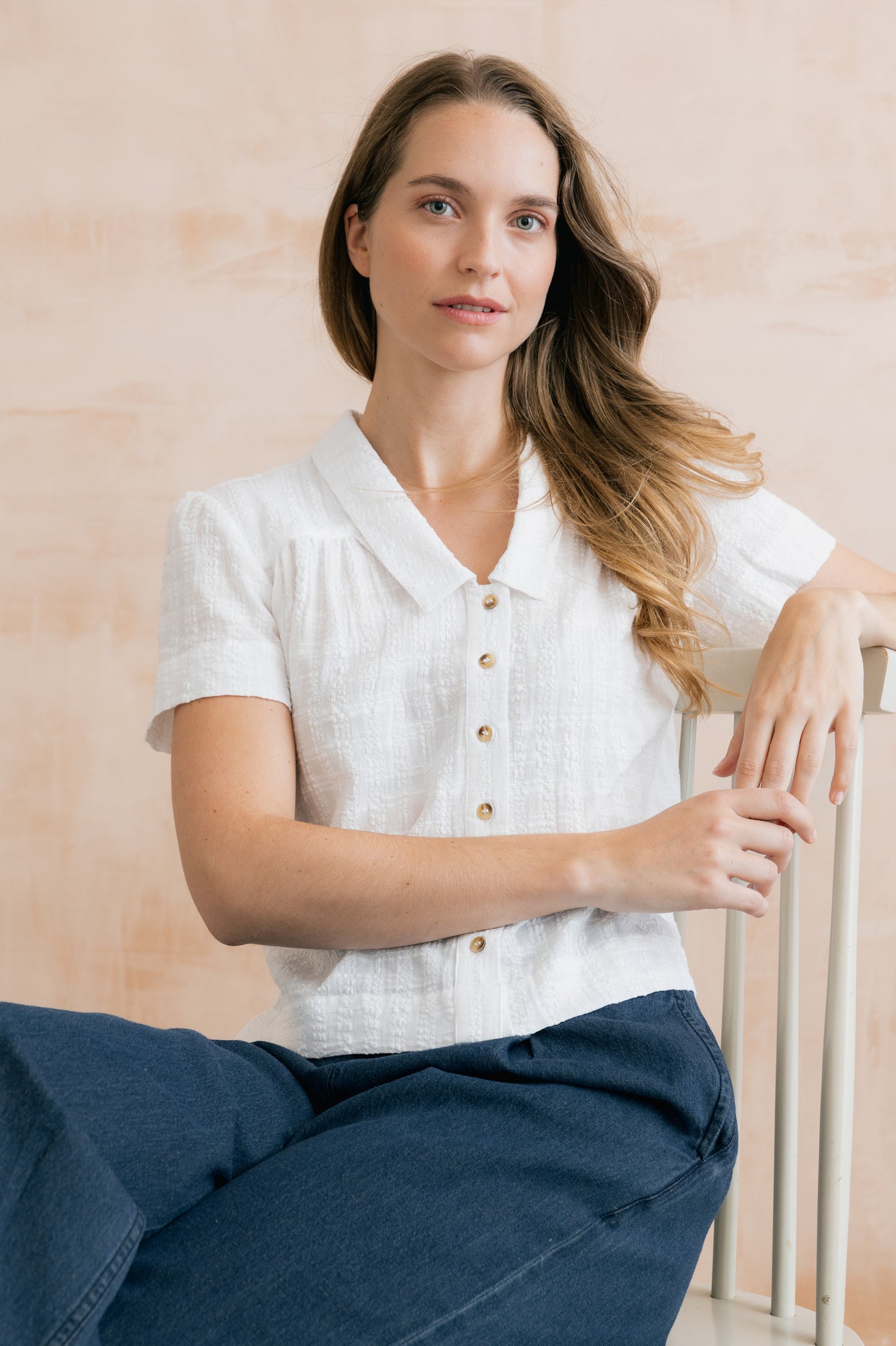 Lowlands Blouse - Seersucker