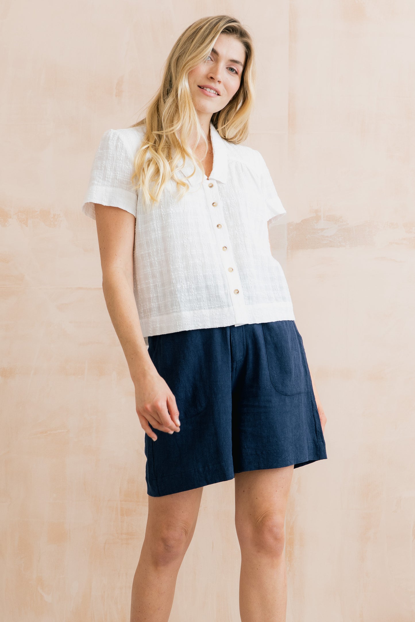 Lowlands Blouse - Seersucker