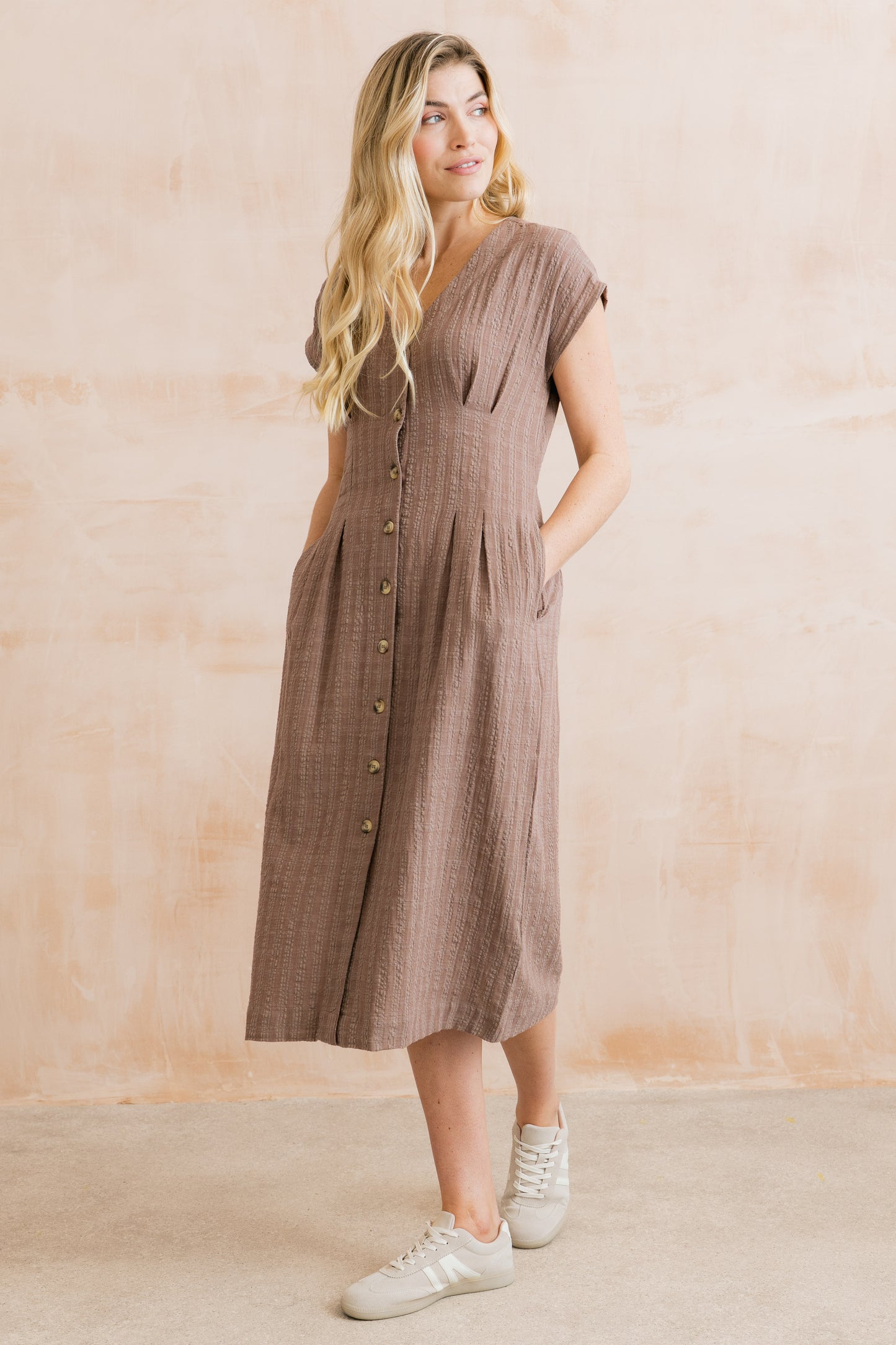 SALE - Drift Seersucker Dress
