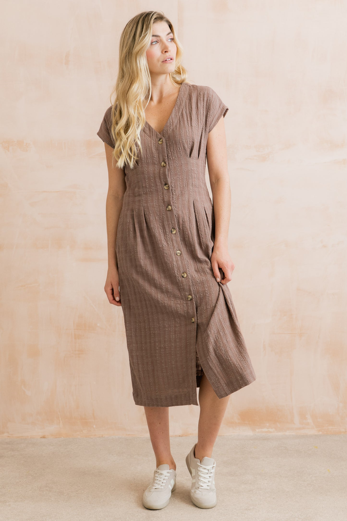 SALE - Drift Seersucker Dress