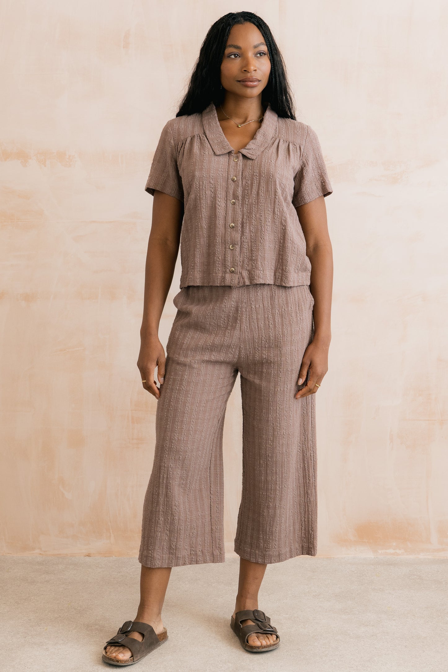 SALE - Drift Trousers - Seersucker
