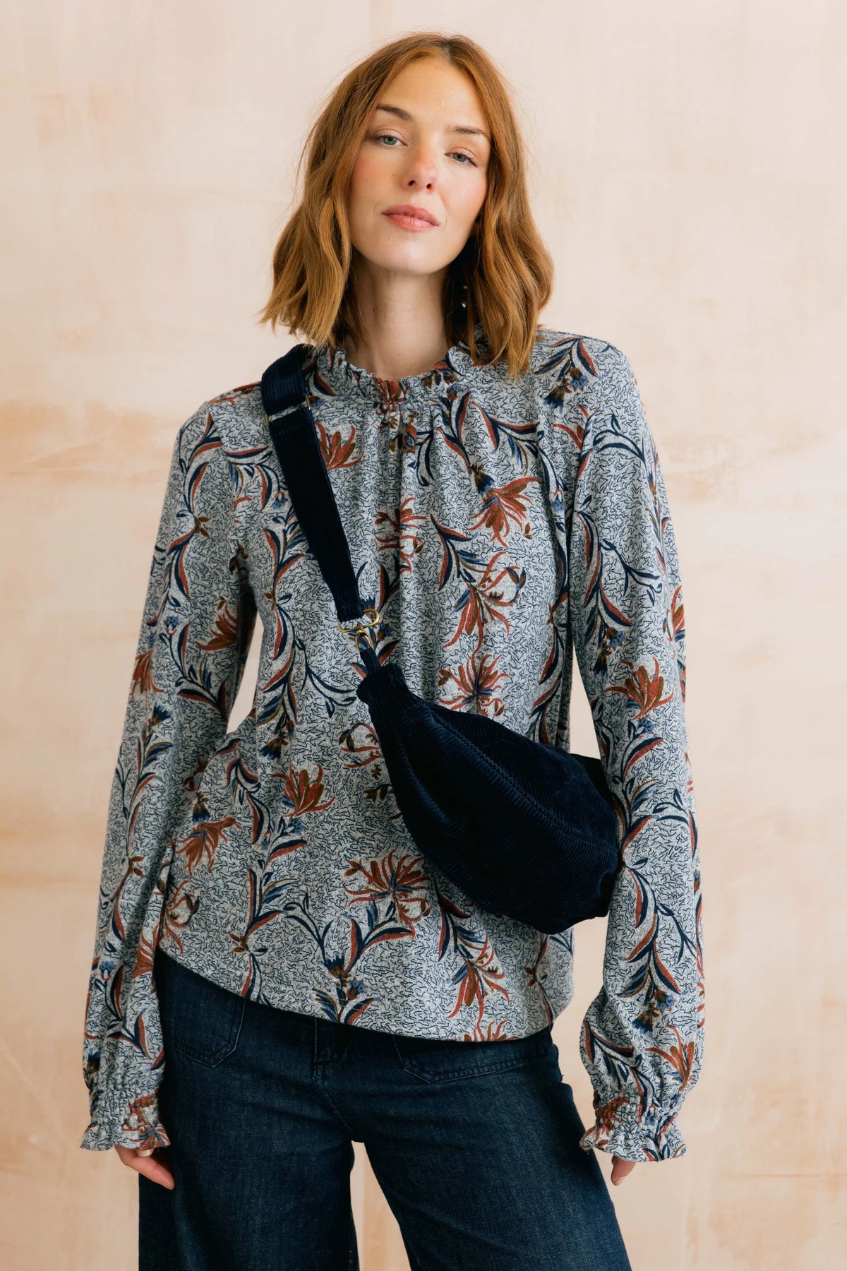 Crossbody Bag Jumbo Cord - Navy