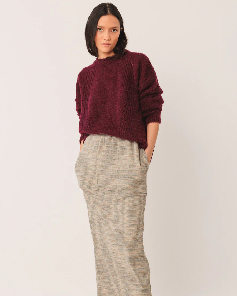 Loose Knit Wool Sweater 