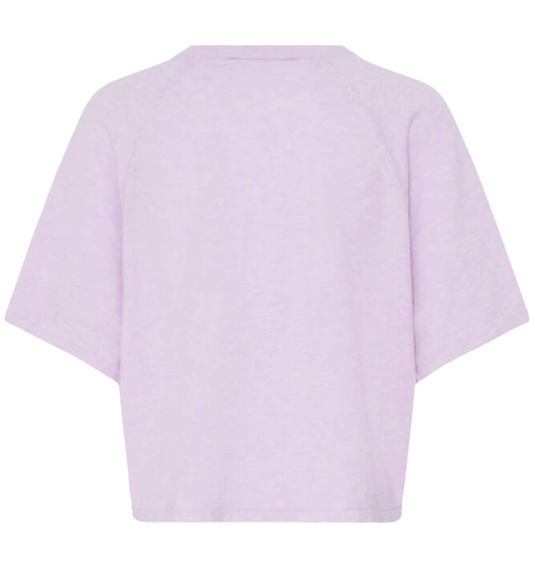 BYXMARSINE SS PULLOVER  Fair Orchid Melange Purple