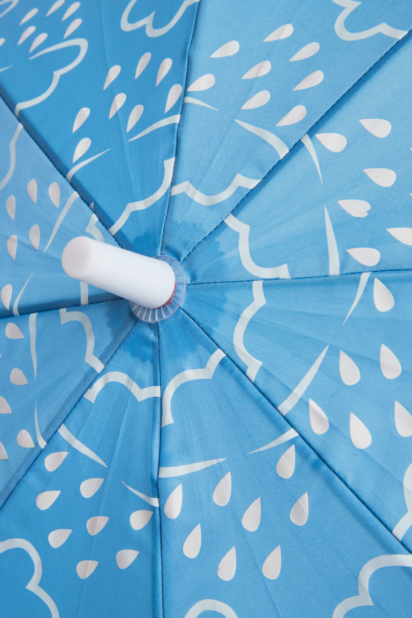 Kids Colour-Revealing Umbrella - Baby Blue