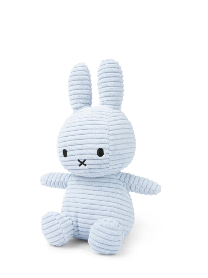 Miffy Plush - Corduroy Ice Blue