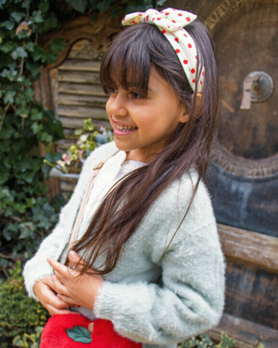 Rosy Apple Tie Headband