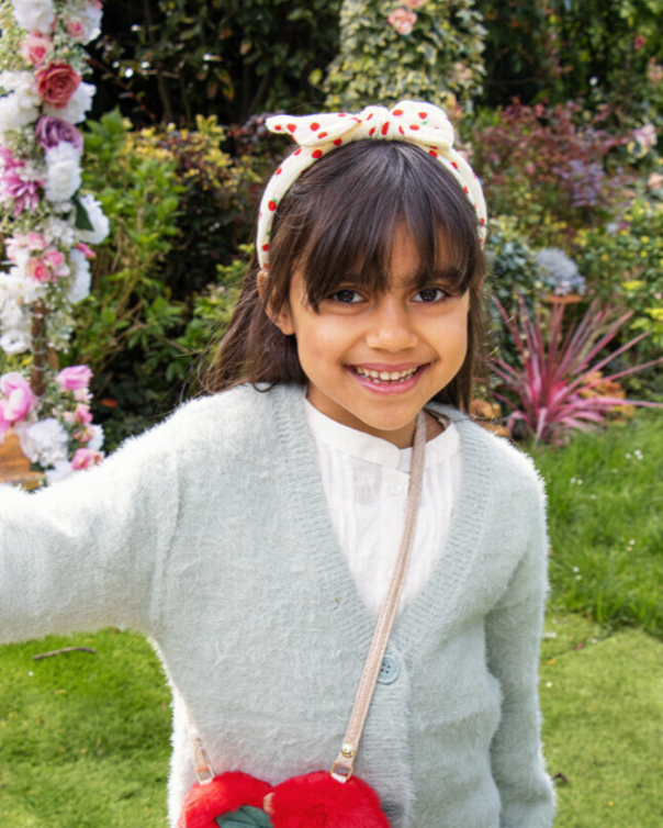 Rosy Apple Tie Headband