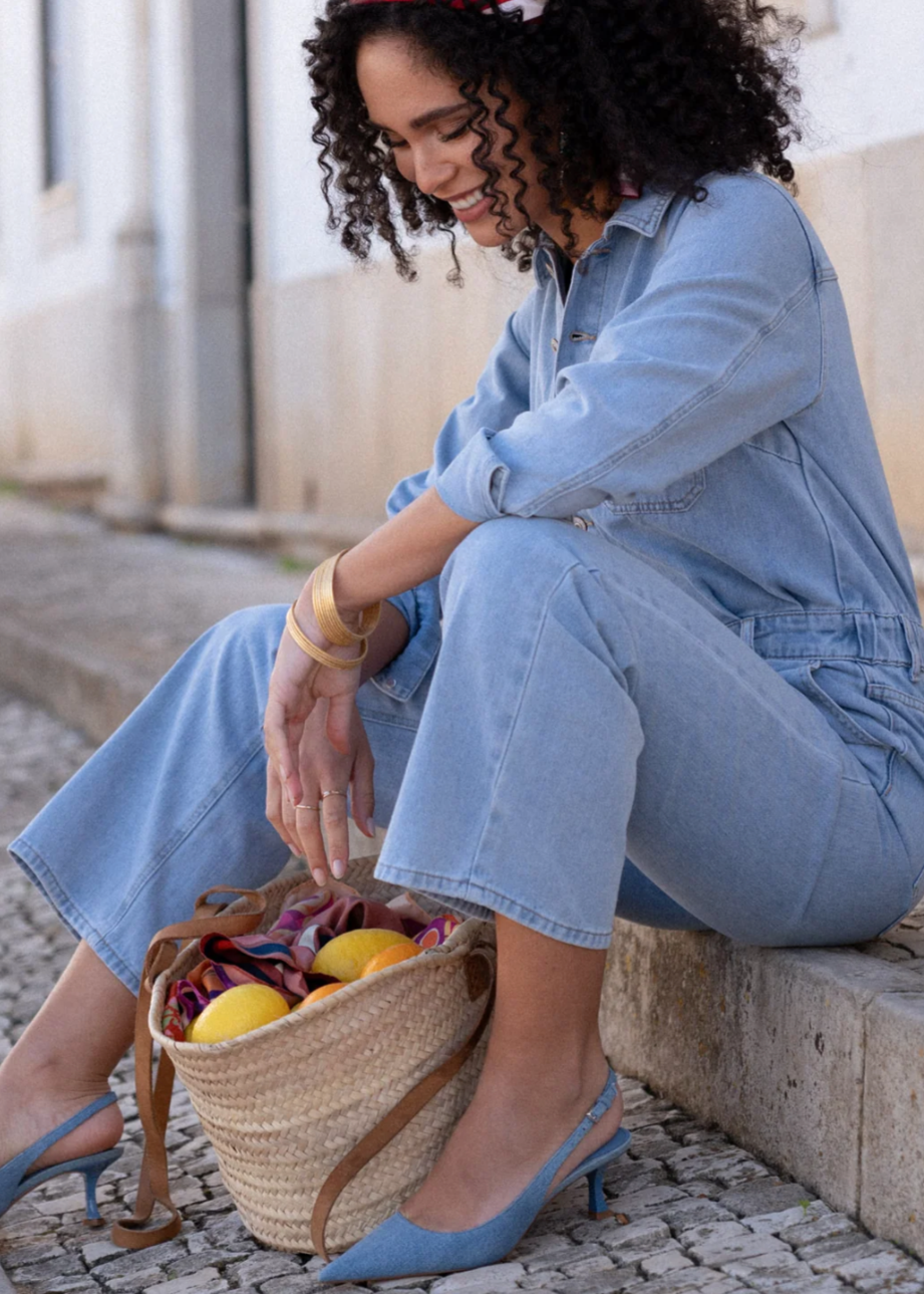 Charlie Light Denim Jumpsuit