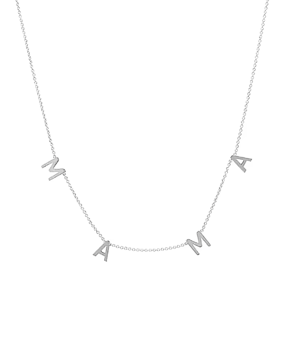 Sterling Silver 'MAMA' necklace