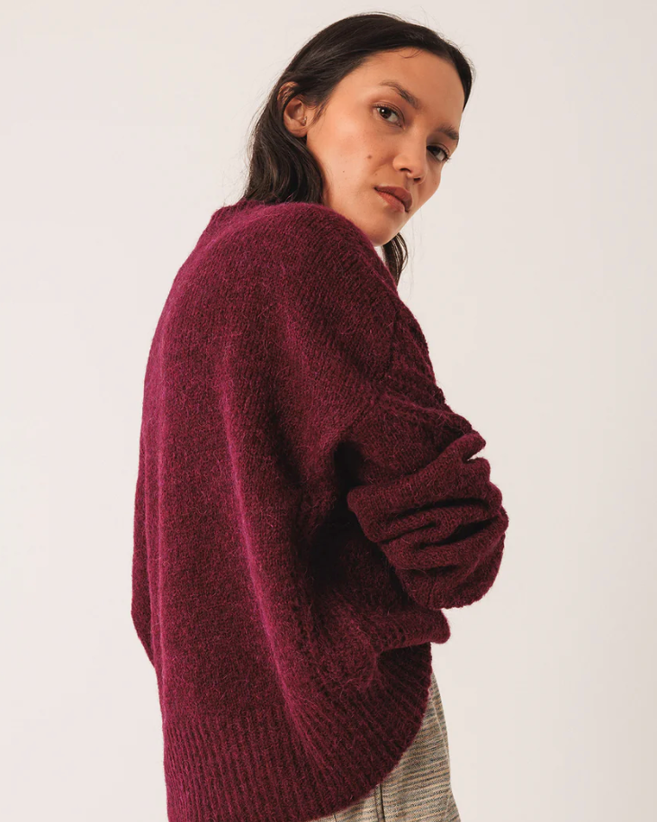 Loose Knit Wool Sweater 
