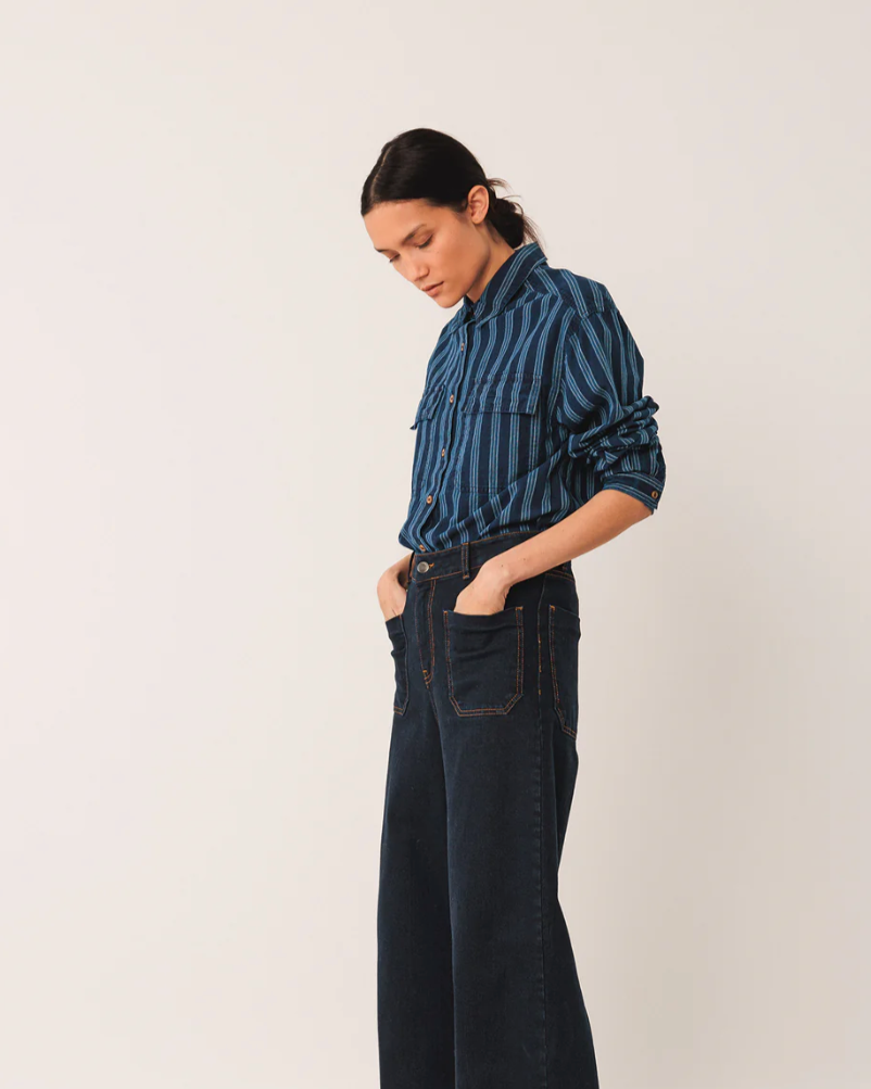 Striped Cotton Shirt 