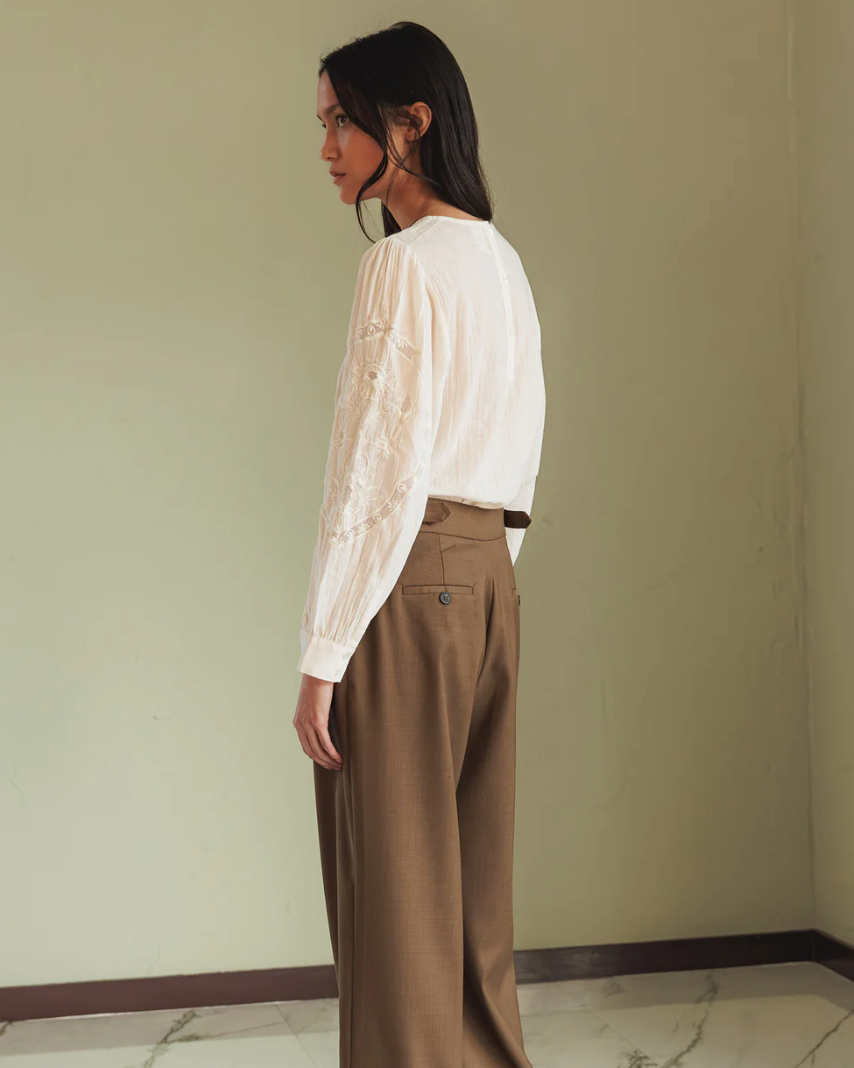 Romantic White Blouse 