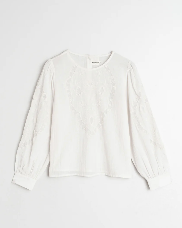 Romantic White Blouse 