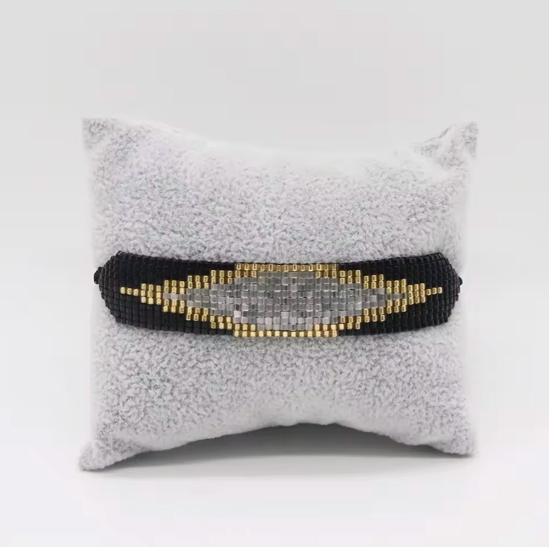 Metallic Miyuki Bead Friendship Bracelets