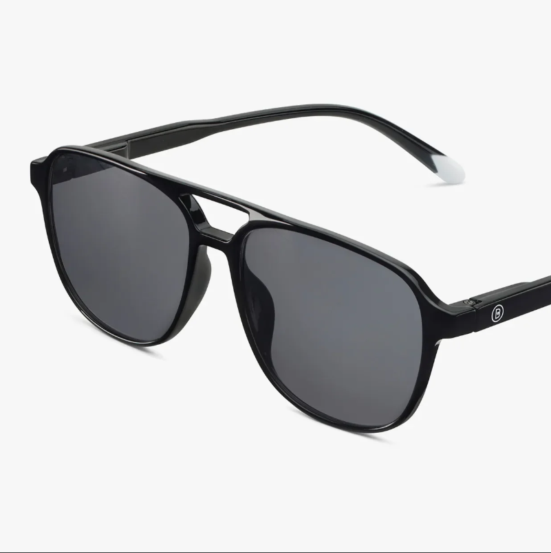 Brad Glossy Black Noir Sunglasses