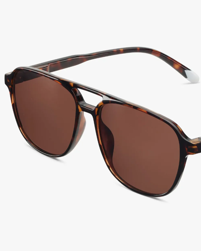 Brad Glossy Tortoiseshell Sunglasses